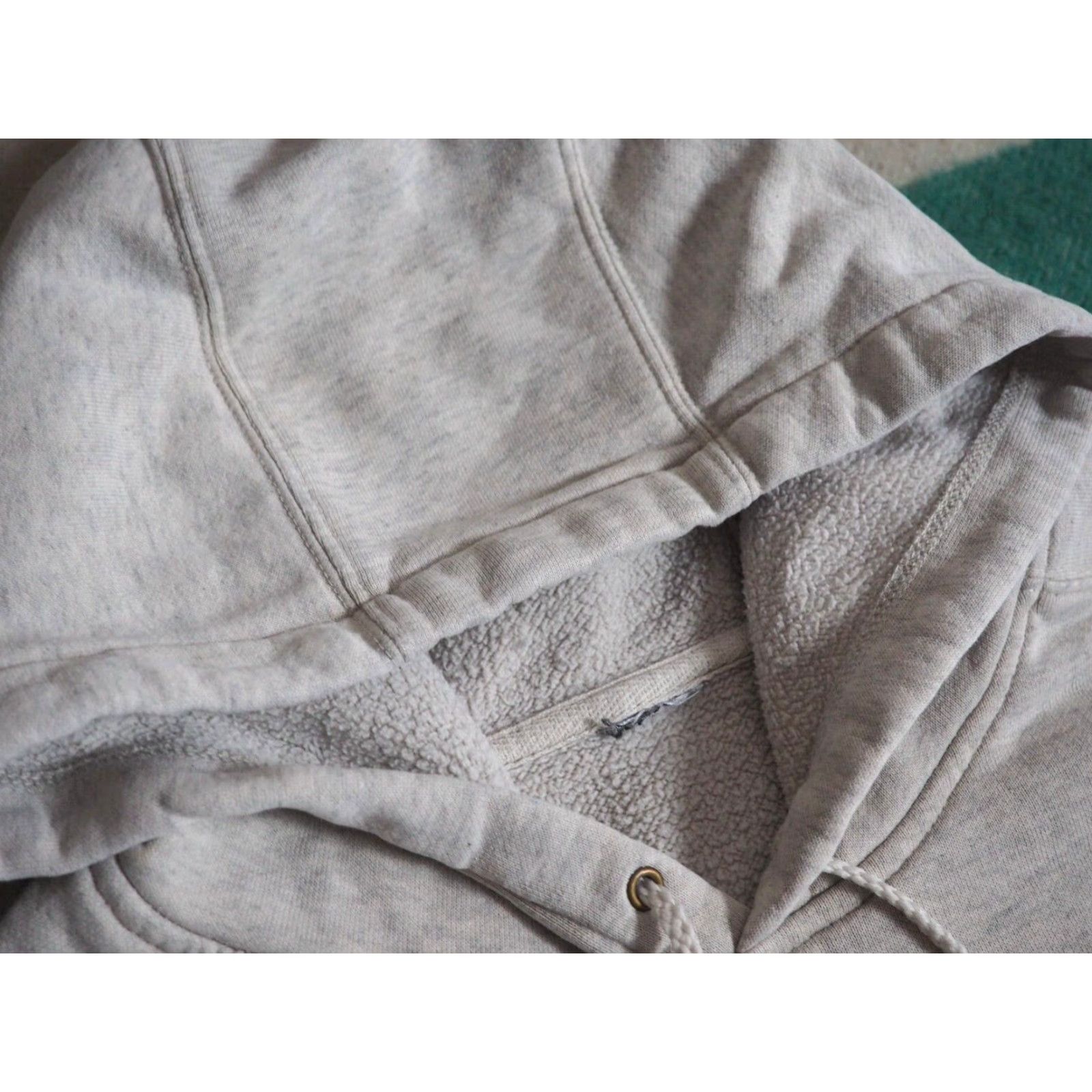 Carhartt VINTAGE Carhartt Hoodie XL Gray 90s Pullover Distressed Faded Size US XL / EU 56 / 4 - 4 Thumbnail