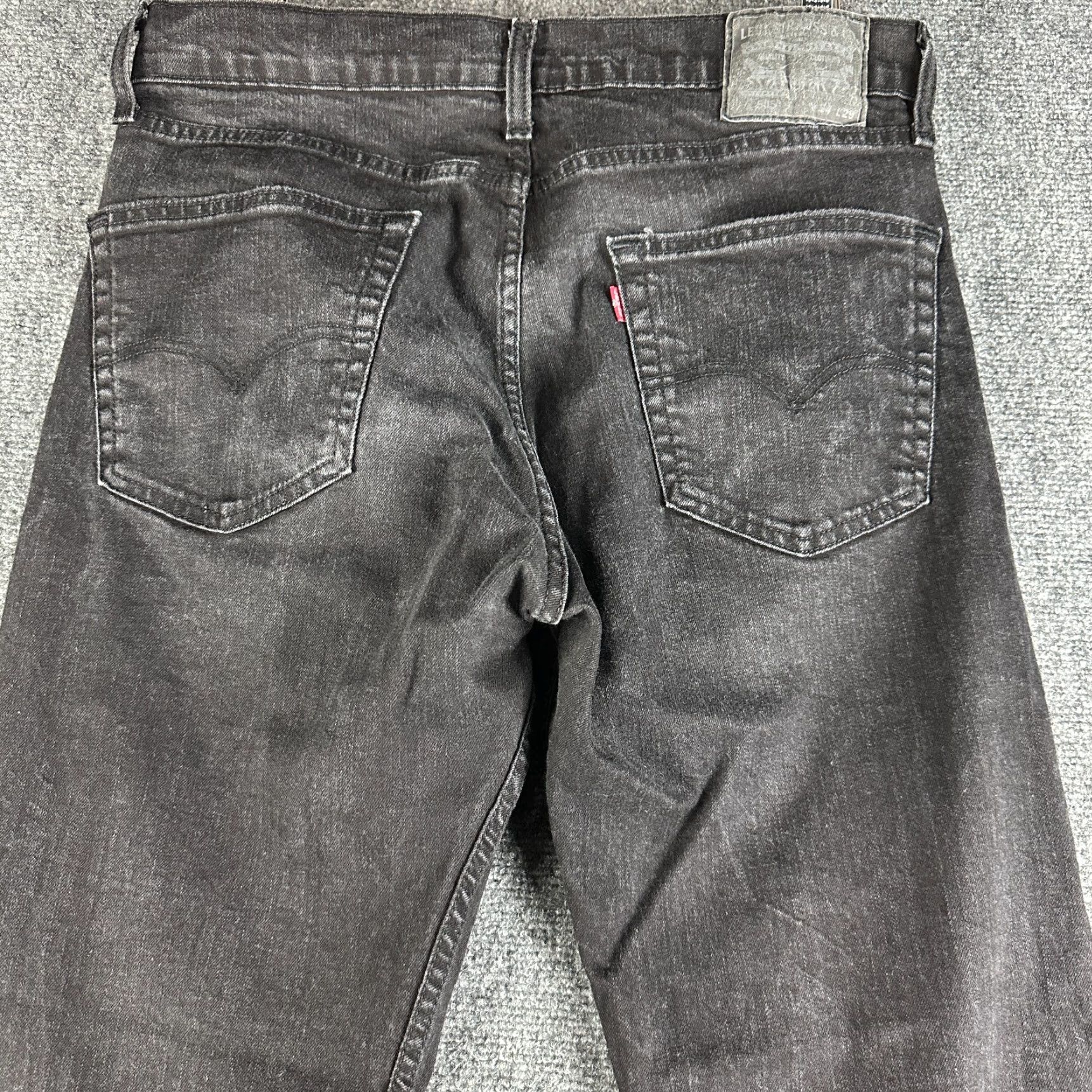Levi's Levi's 505 Jeans Mens 34 Black Cotton Stretch Straight Leg 5-Pocket Denim Modern Classic Size US 34 / EU 50 - 7 Thumbnail