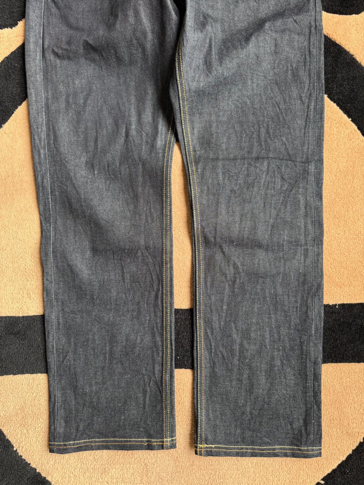 Evisu evisu embroidery daicock style denim jeans size：34x34 Size US 34 / EU 50 - 8 Thumbnail