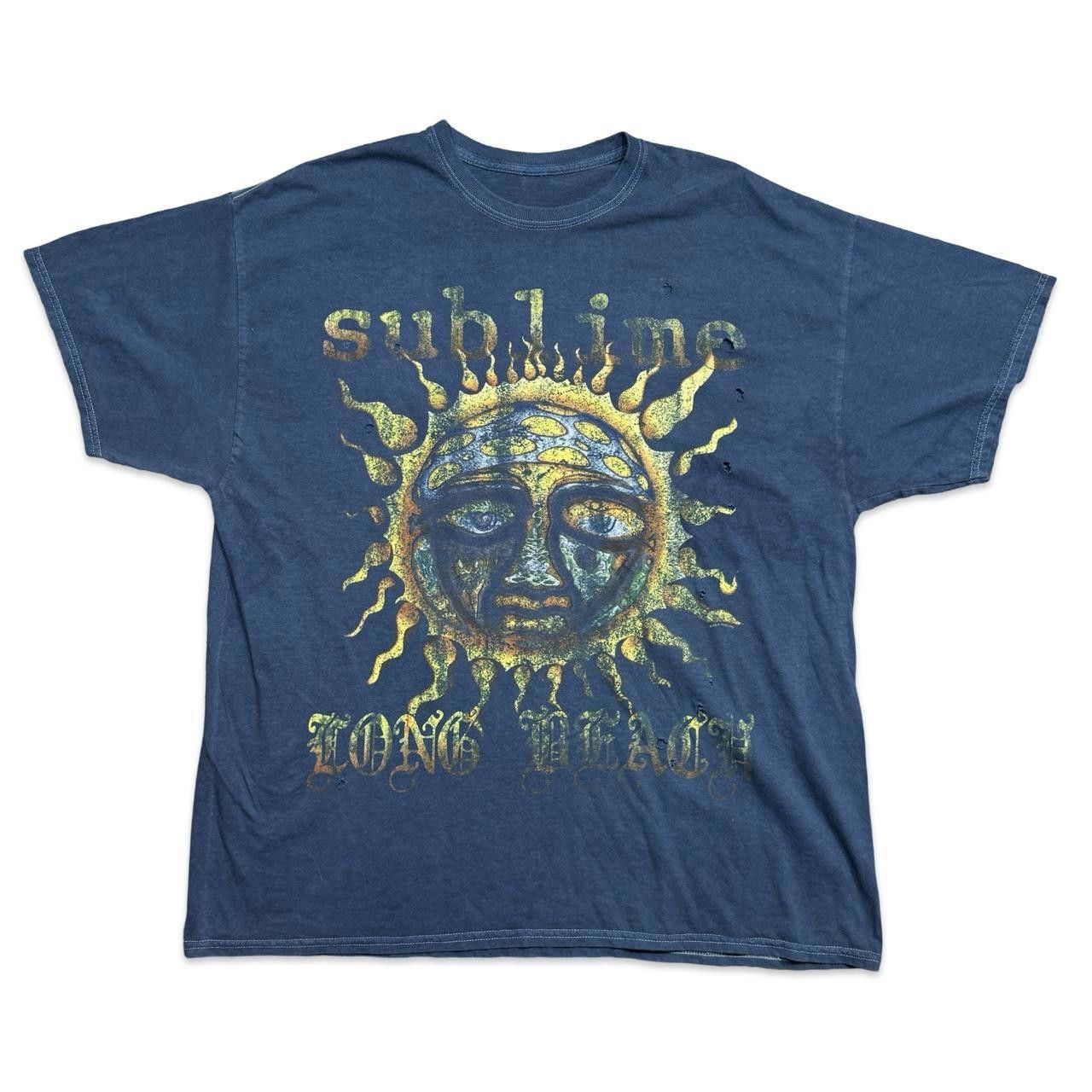 Designer Navy Sublime Long Beach California band tee Size US XL / EU 56 / 4 - 1 Thumbnail