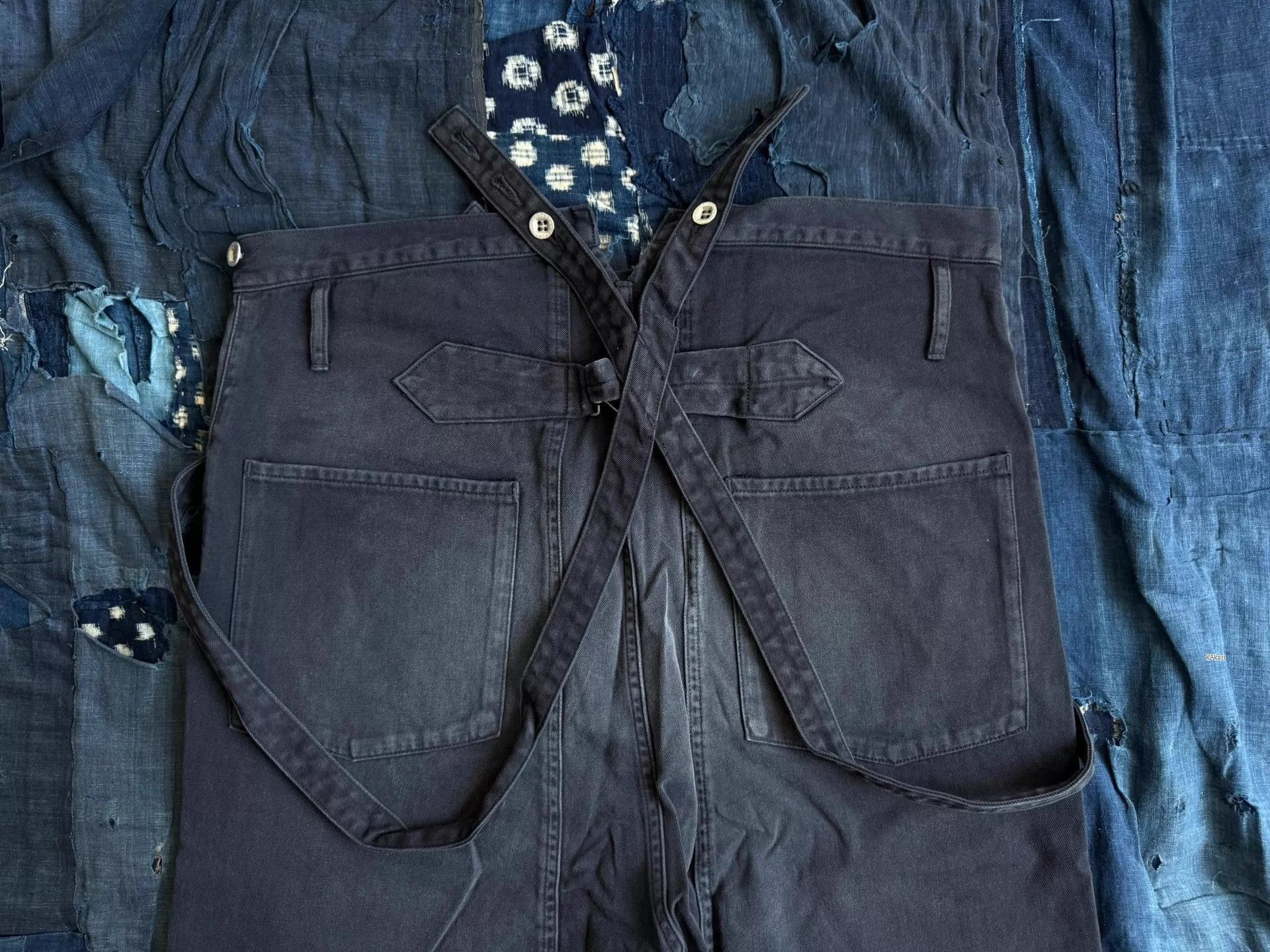 Visvim Black Denim Suspender Pants Size 32 Size US 32 / EU 48 - 5 Thumbnail