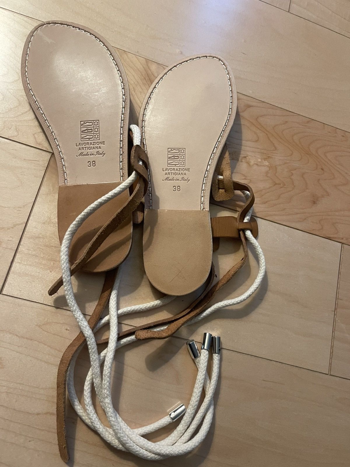 Officine Generale Officine Generale women’s gladiators sandals new 38 Italy Size US 8 / IT 38 - 5 Thumbnail