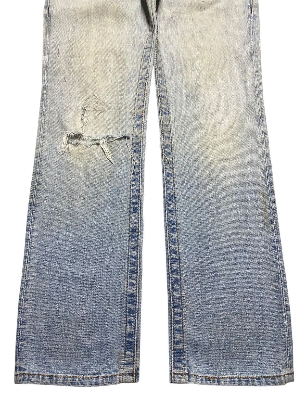 Vintage Love Latte Light Wash Embroidered Cross Slim Jeans