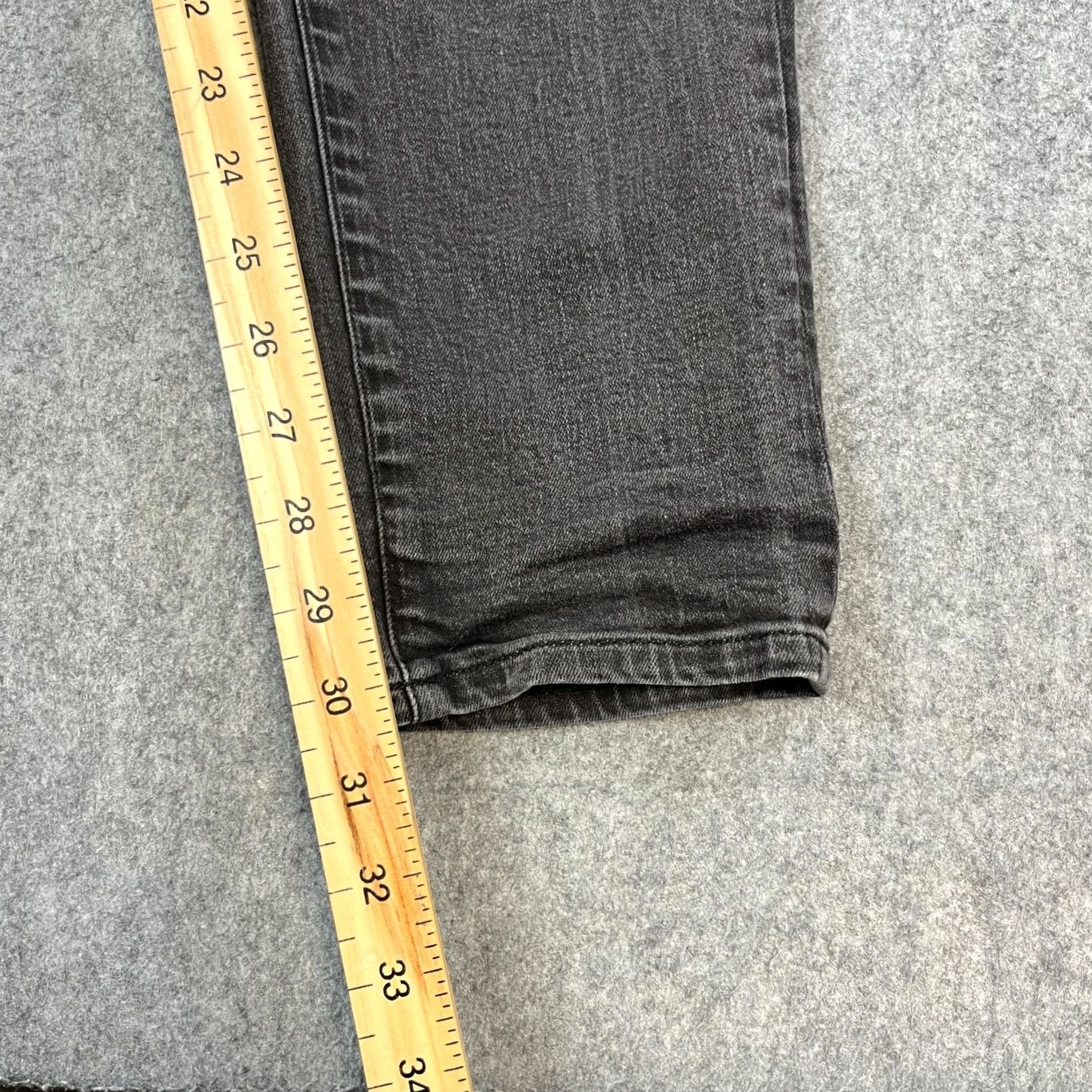 Armani Exchange Armani Exchange Jeans Slim Skinny 31 30 Dark Wash Grey Stretch Denim 5-Pocket Mens Regular Size Size US 31 - 4 Thumbnail