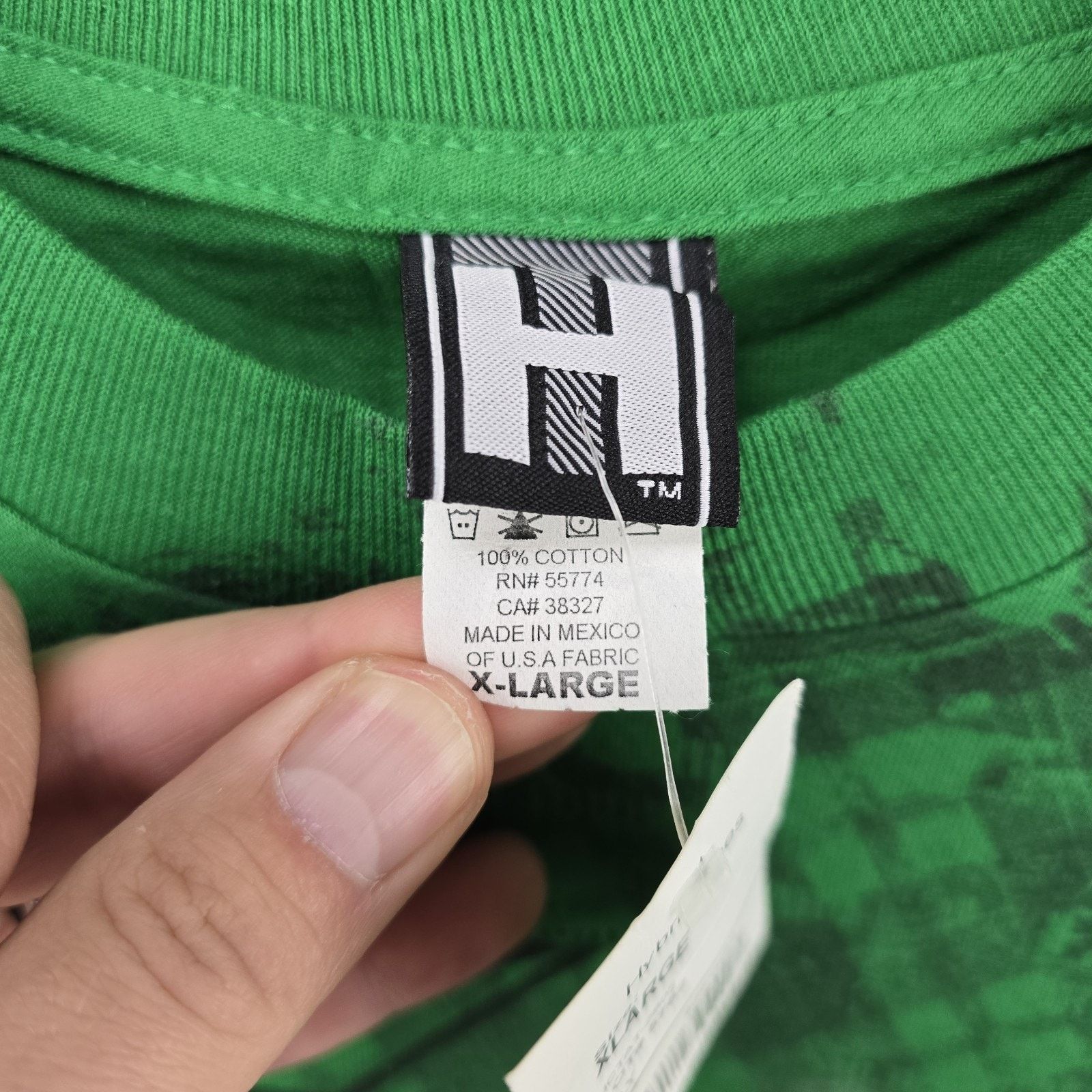 Other Vtg Y2K Hybrid Tee Shirt XL Stars Plaid Pinkman Grunge Size US XL / EU 56 / 4 - 4 Thumbnail