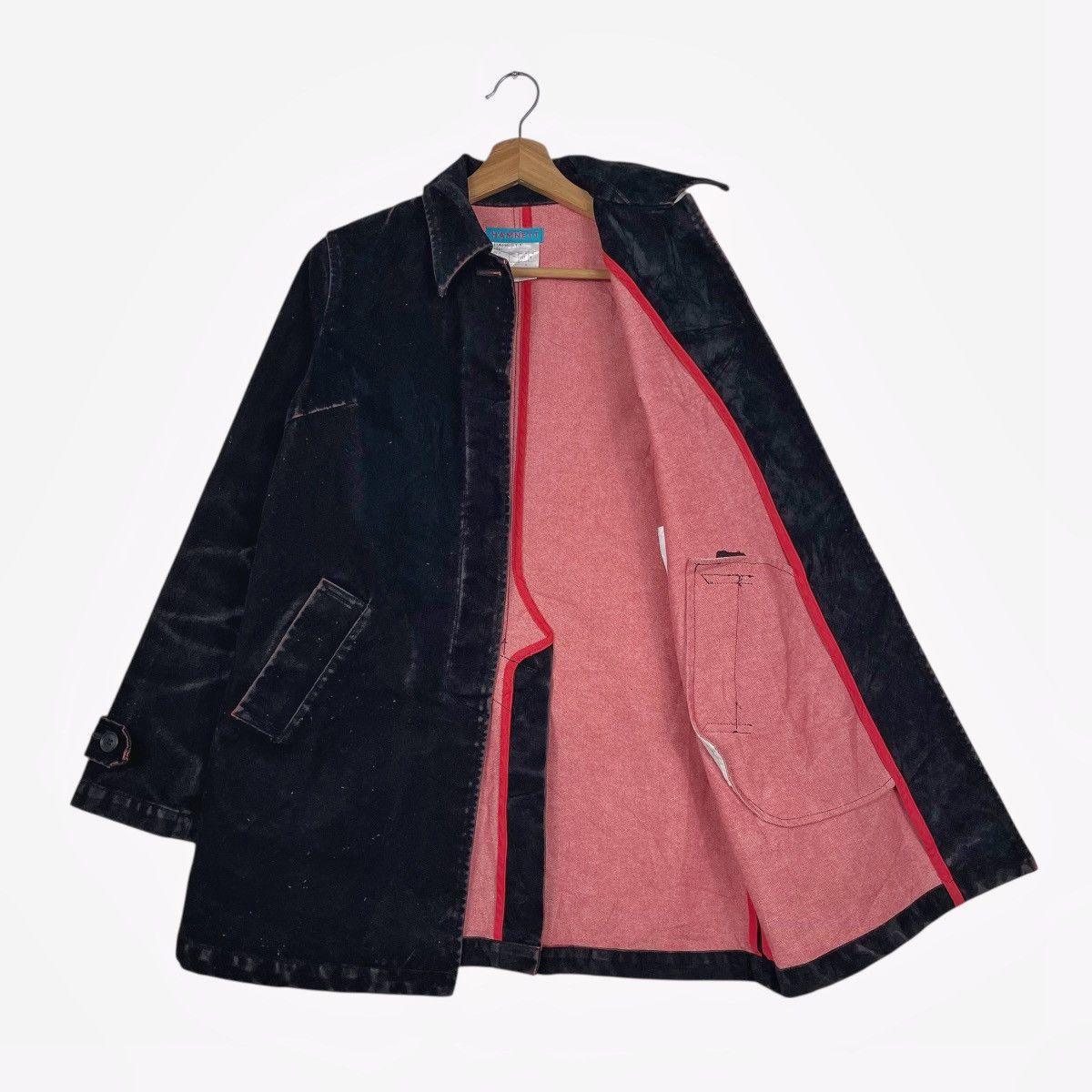 Katharine Hamnett London Katherine Hamnett Black Velvet Jacket Size M / US 6-8 / IT 42-44 - 9 Thumbnail