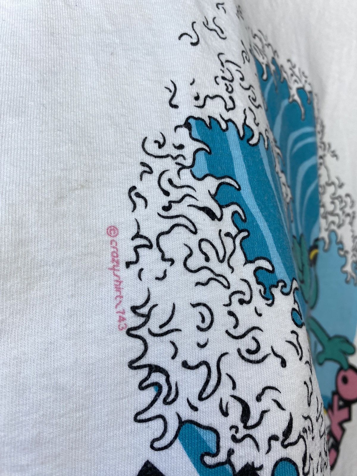 Vintage Crazy Vintage 1980s Hawaii Gecko Graphic T-Shirt Size US XL / EU 56 / 4 - 17 Thumbnail