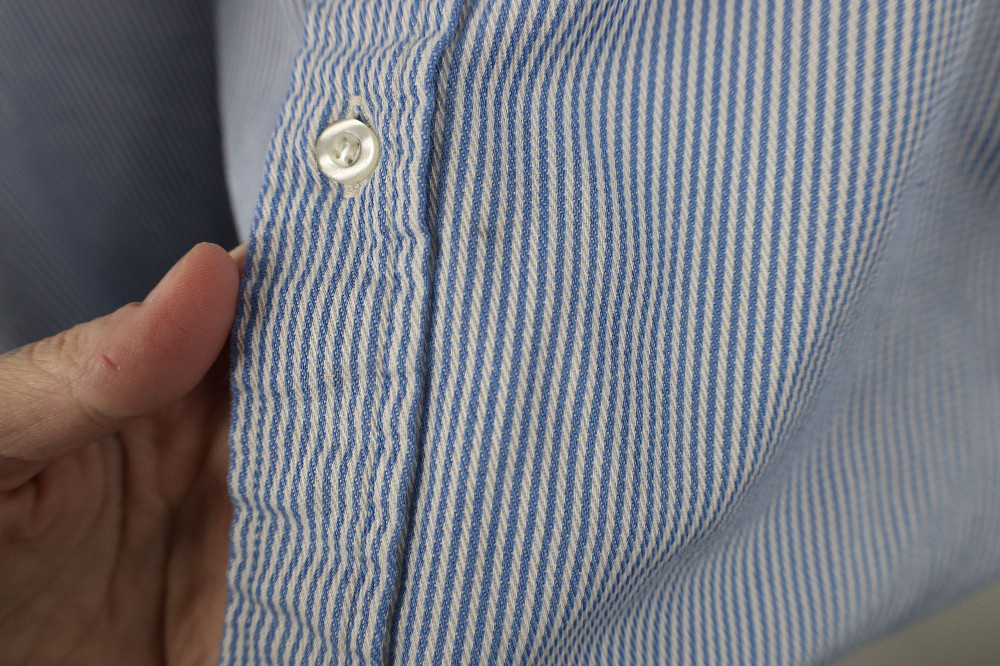 Vintage Bulwark FR Resistant Hickory Striped Button Shirt Workwear Size US L / EU 52-54 / 3 - 12 Thumbnail