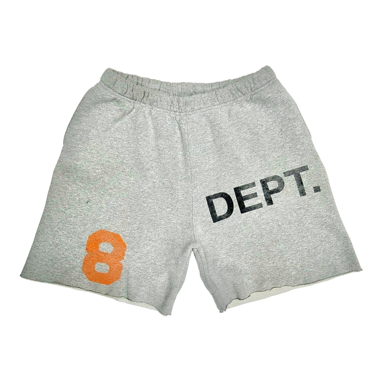 image of Gallery Dept Gallery Department Wide Leg Printed Sweatshorts Grey, Men's (Size 36)