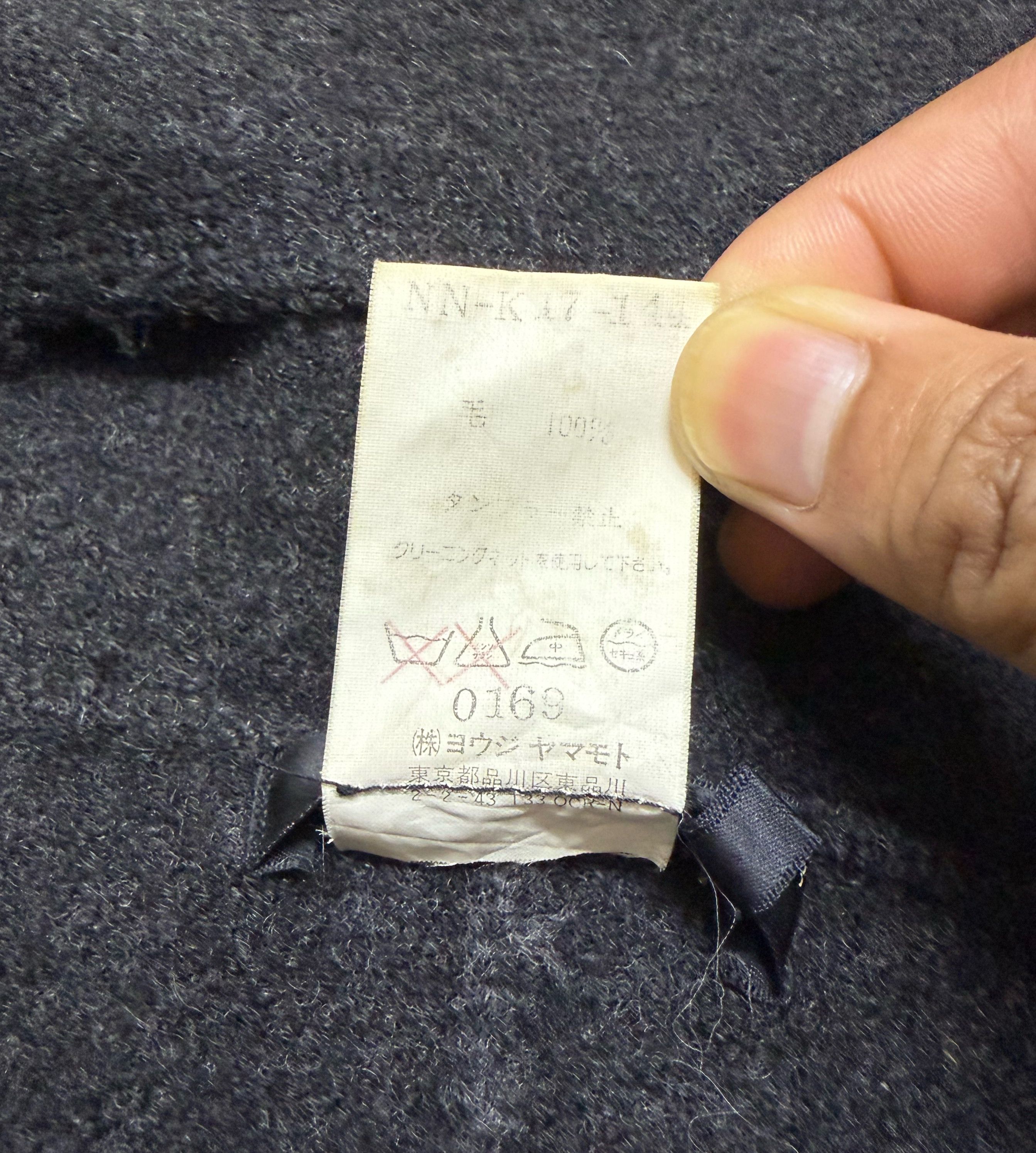 Yohji Yamamoto Yohji Yamamoto Noir Wool Hoodie Long Jacket Size US S / EU 44-46 / 1 - 20 Thumbnail