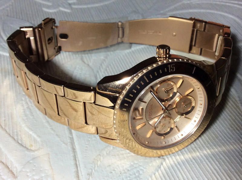Fossil Fossil Men's Rose gold Stainless steel bracelet watch Size ONE SIZE - 8 Thumbnail