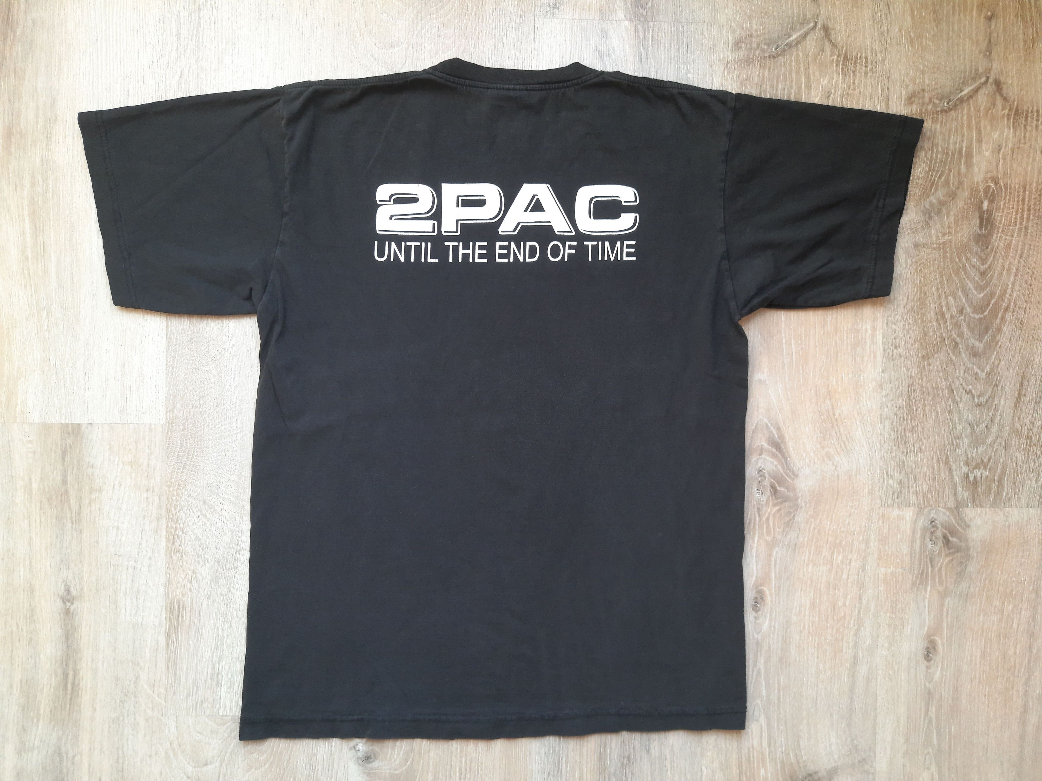Vintage 90s Bootleg Tupac All Eyez On Me Hiphop Shirt Large