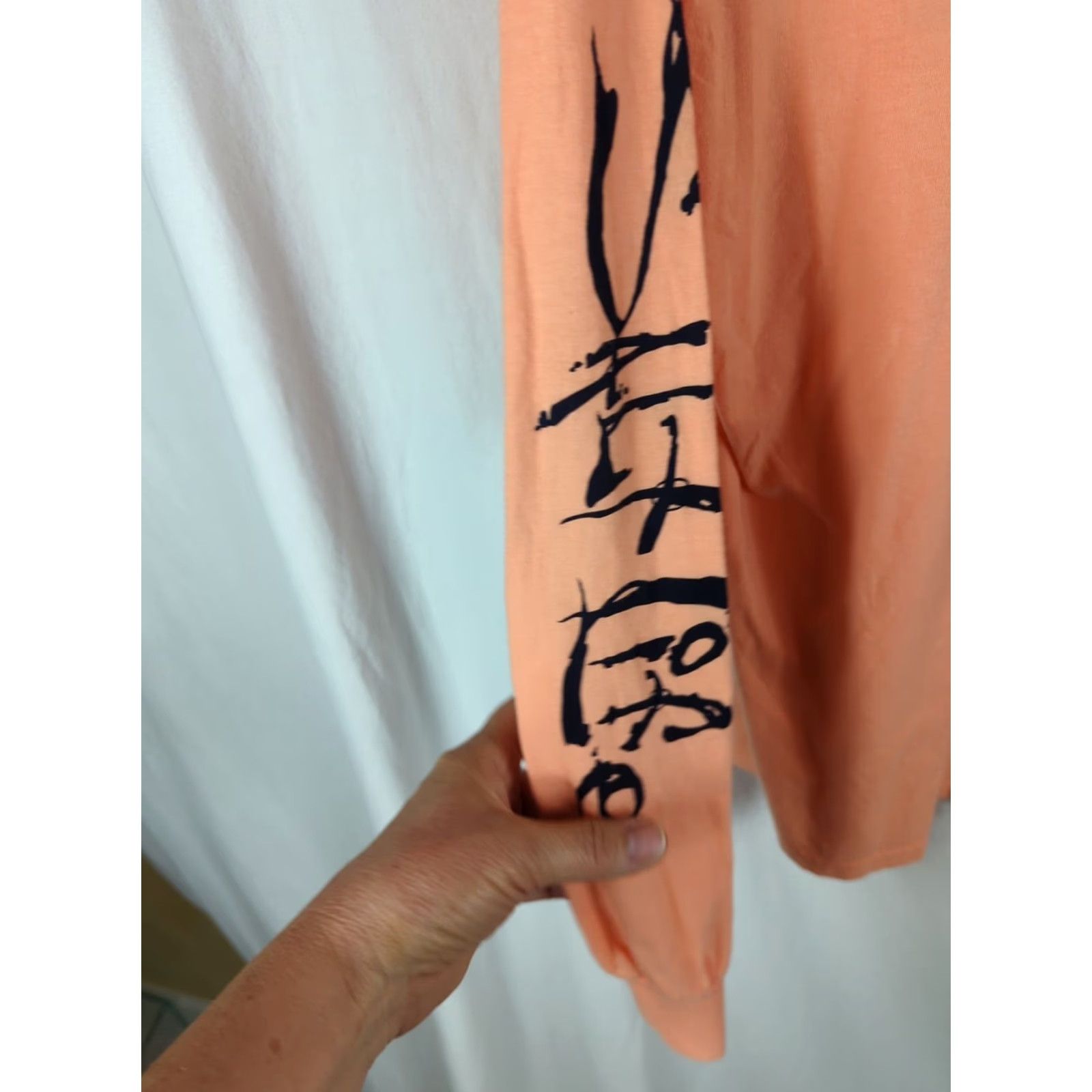 Vintage Salt Life T-Shirt Mens Long Sleeve Crew Neck Shark Graphic Peachy Orange Cotton Jersey XL Regular Beach Outdoor Logo Size US XL / EU 56 / 4 - 5 Thumbnail
