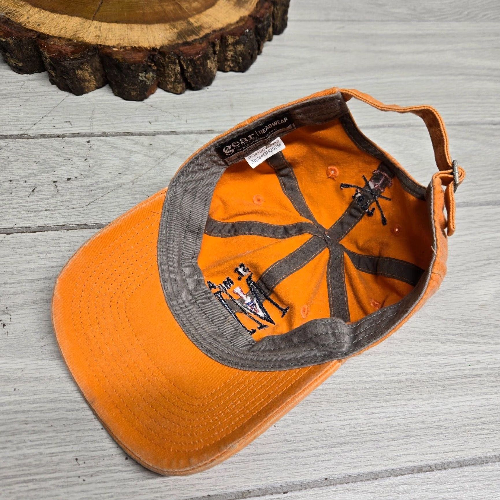 Vintage Vintage St. Michael's College Embroidered Orange Canvas Baseball Cap Adjustable Unisex Adults Size ONE SIZE - 5 Thumbnail