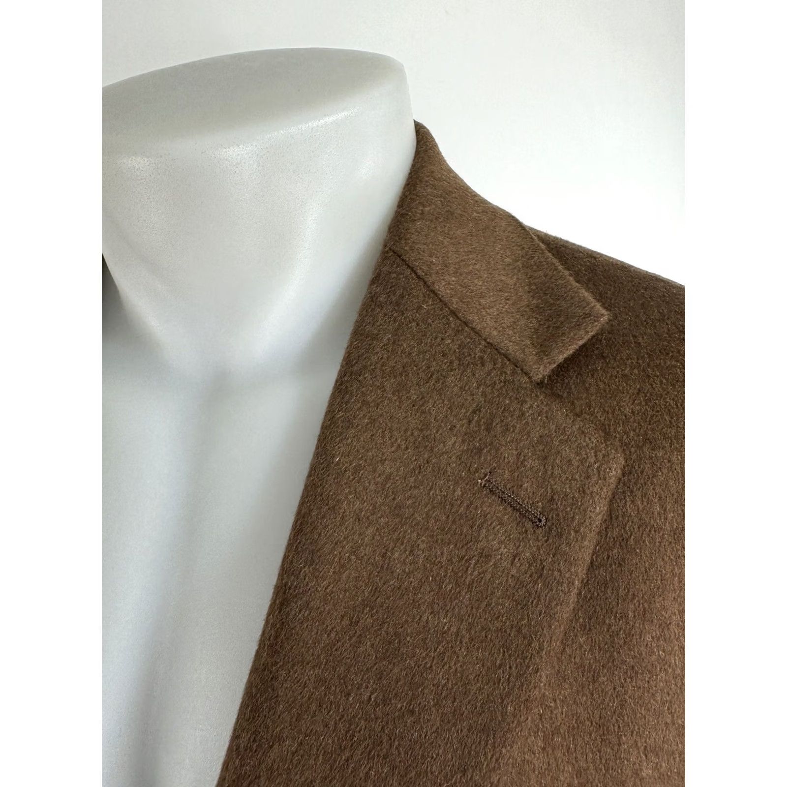 Vintage Arnold Brant Blazer Mens 44 Brown Mink / Cashmere - MINT Vintage? Size 44R - 2 Thumbnail