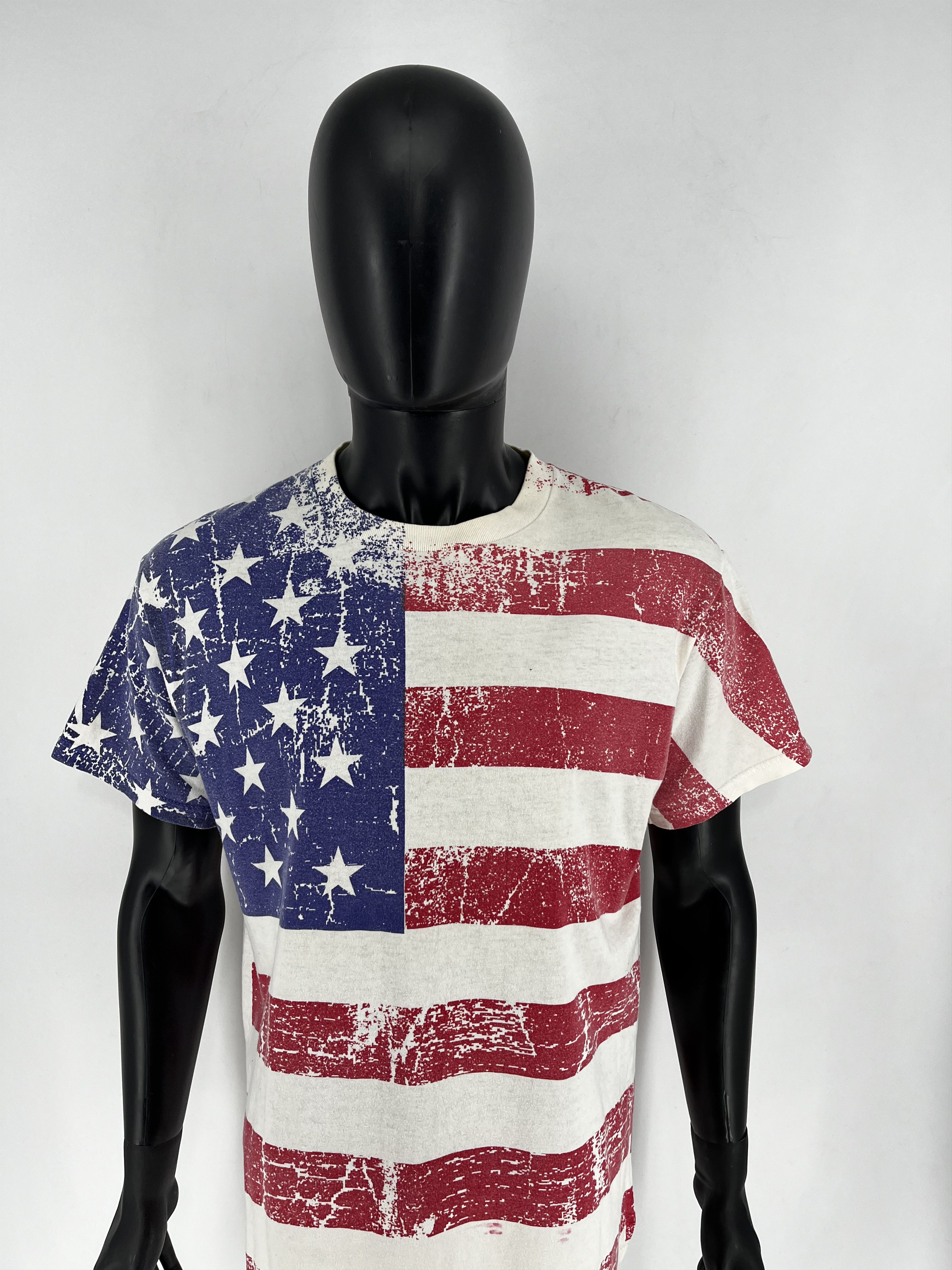 Vintage 90s Vintage USA United States American Flag All Over Print Size US L / EU 52-54 / 3 - 5 Thumbnail