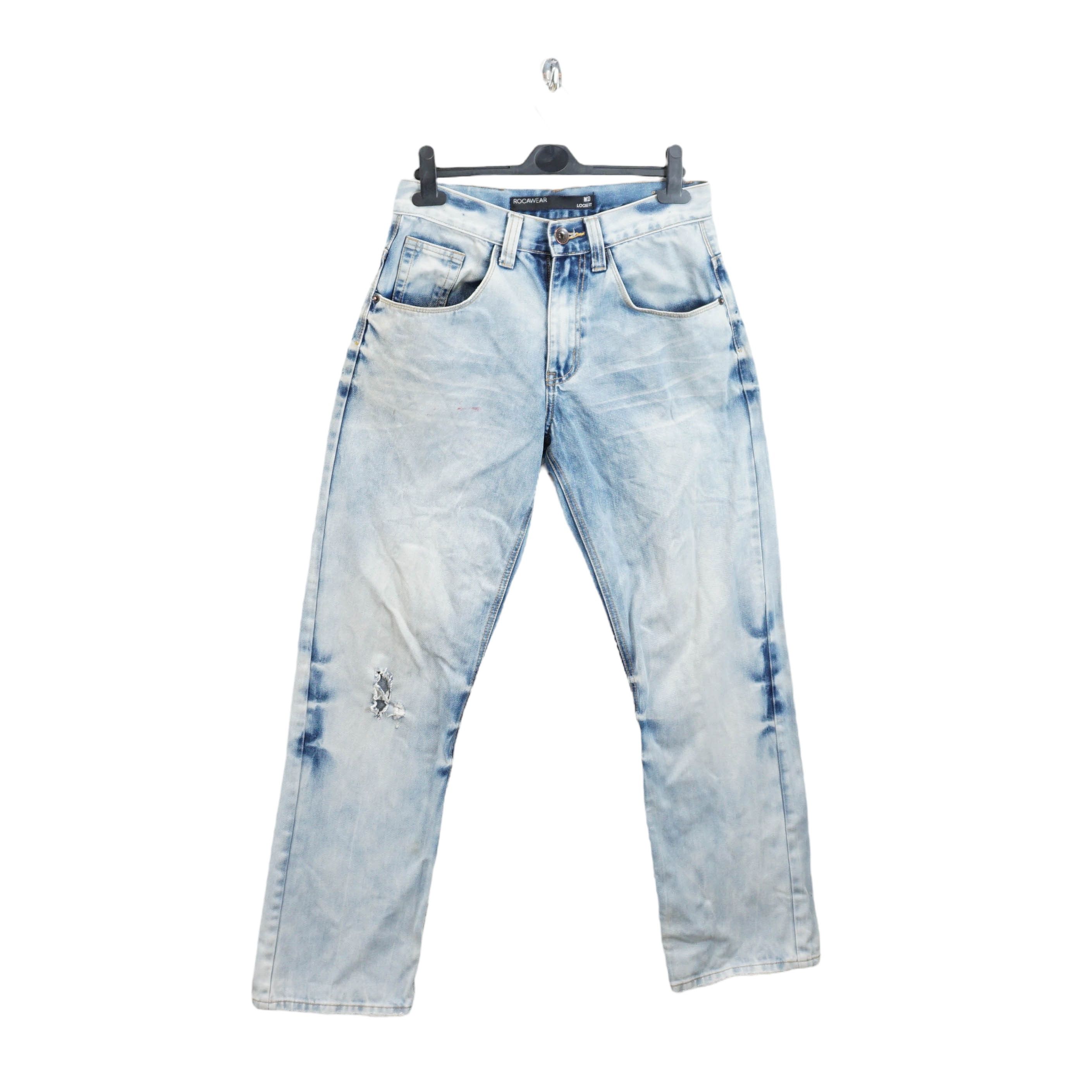 Rocawear Archive Blue Loose Fit Jeans Size US 30 / EU 46 - 3 Thumbnail