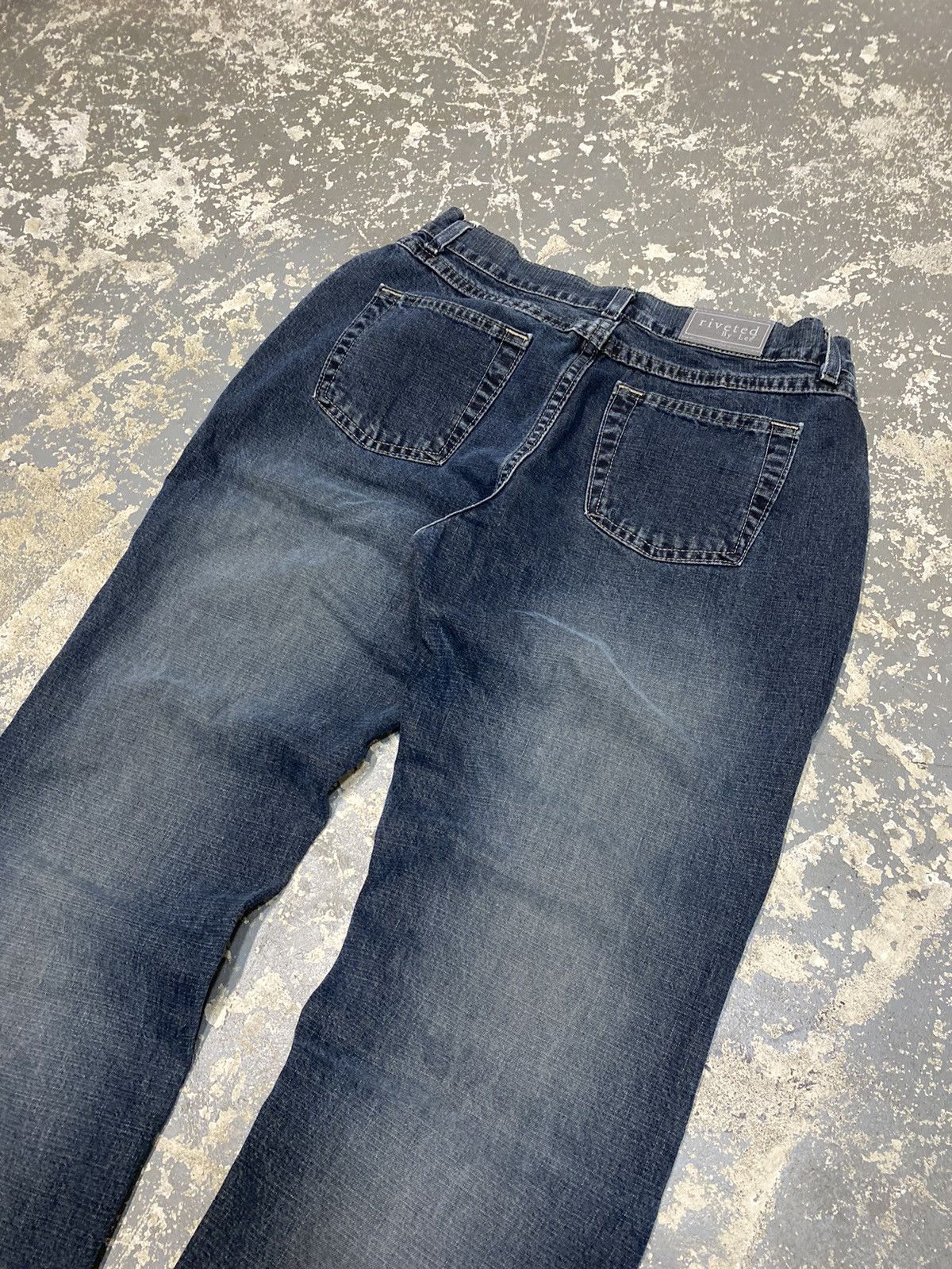 Lee × Vintage Vintage Lee Riveted Baggy Denim Jean Pants USA Size 28" / US 6 / IT 42 - 5 Thumbnail