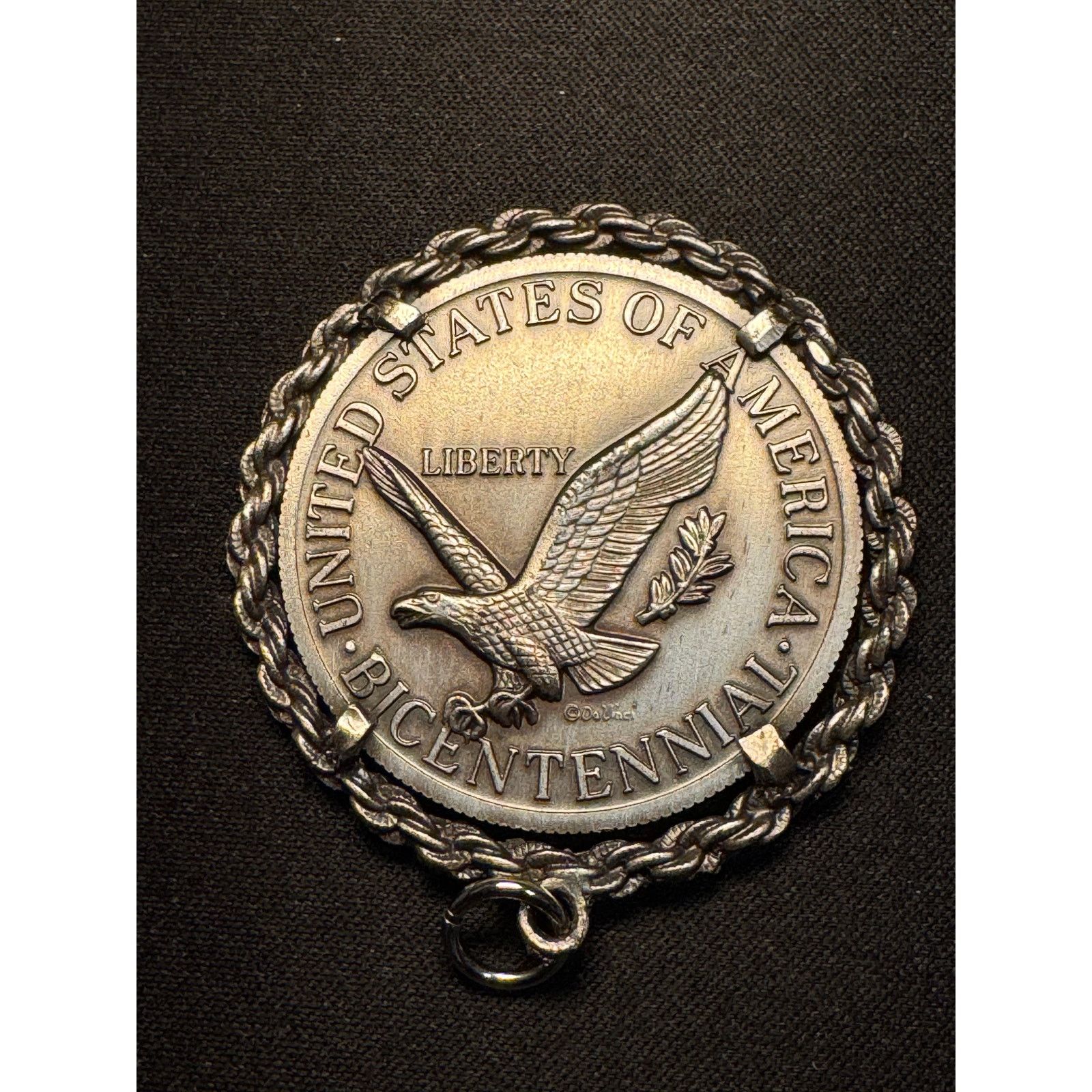 Other Spirit of 76 Bicentennial Medal 200 Anniversary Coin Pendant Size ONE SIZE - 4 Thumbnail
