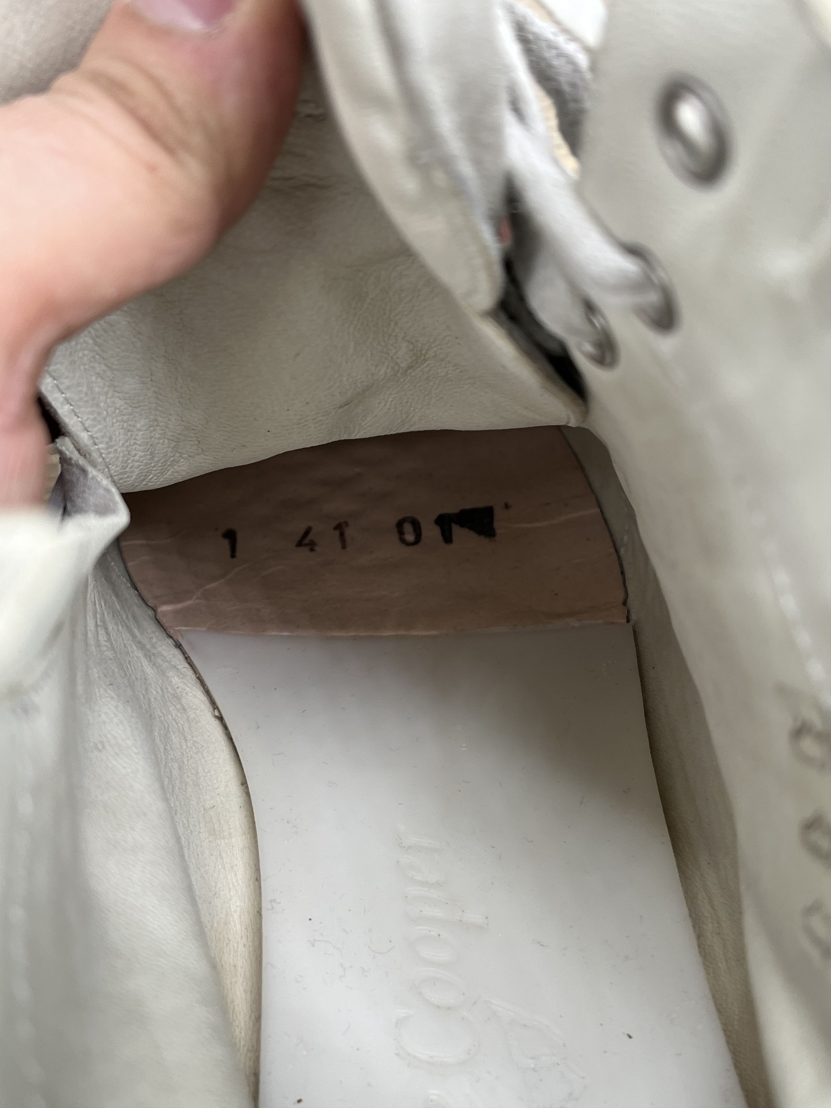 Vintage Candice Cooper Hi-Top Leather Sneakers EU 41 Gray Size US 9.5 / IT 39.5 - 16 Thumbnail