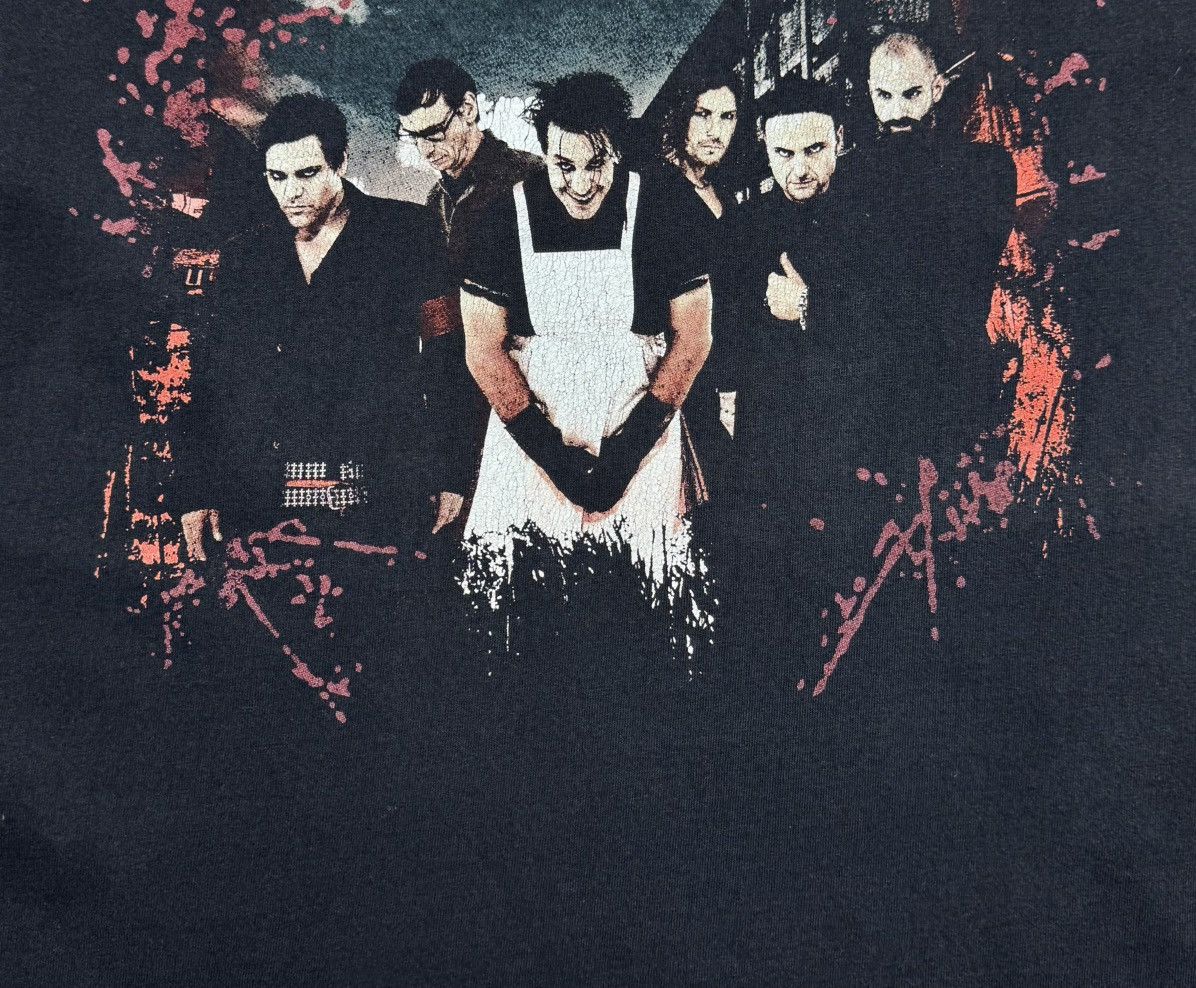 Fruit Of The Loom Rammstein 2010 Tour T-Shirt Double-Sided Print Band Tee Size US XL / EU 56 / 4 - 6 Thumbnail