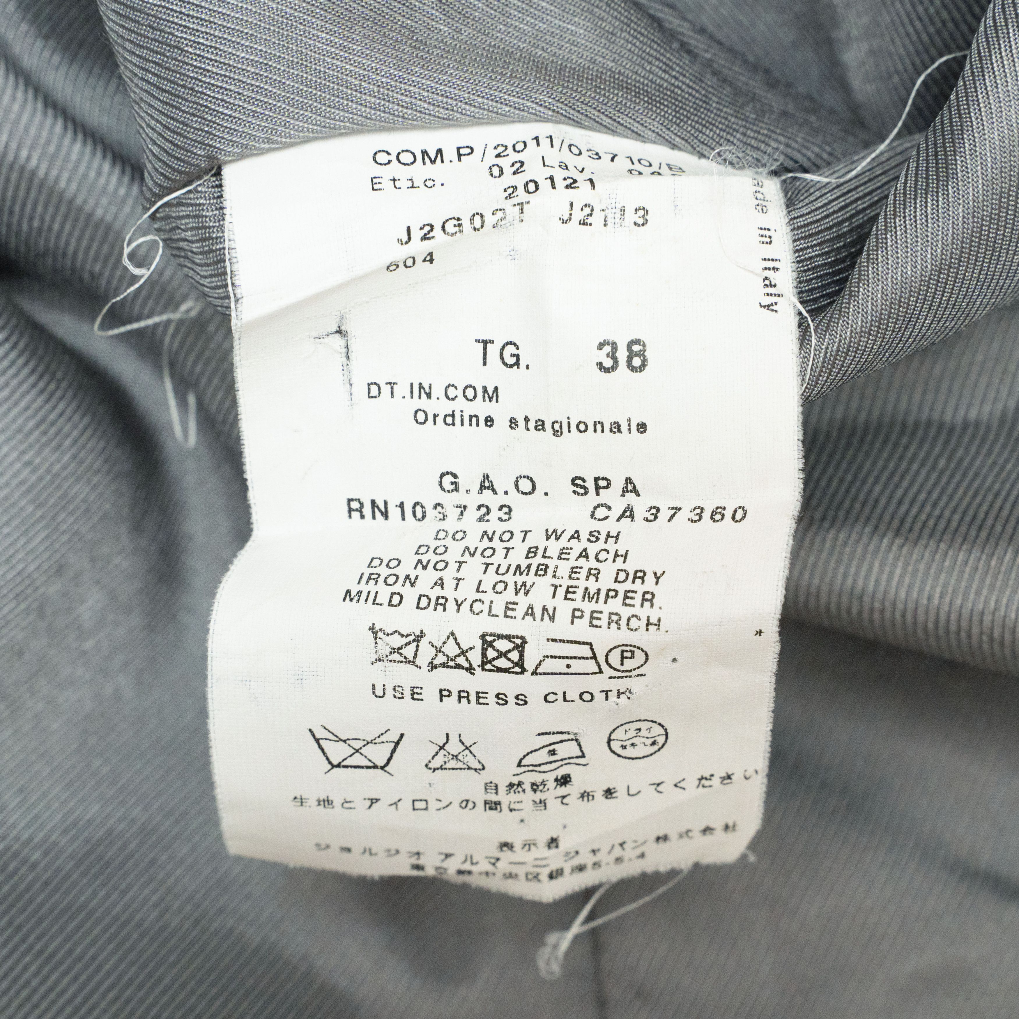 Emporio Armani Emporio Armani Diagonal Zip Vest Size XS / US 0-2 / IT 36-38 - 5 Thumbnail