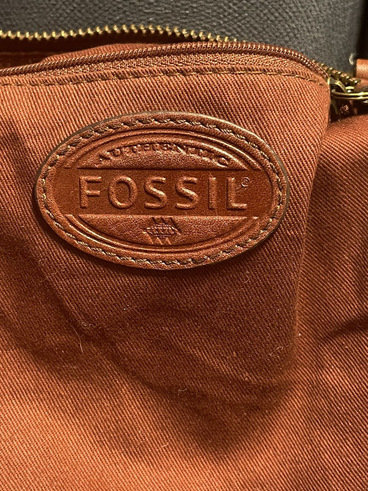 Fossil Fossil Key Per Crossbody Bag Brown Smooth Leather Small Size ONE SIZE - 8 Thumbnail