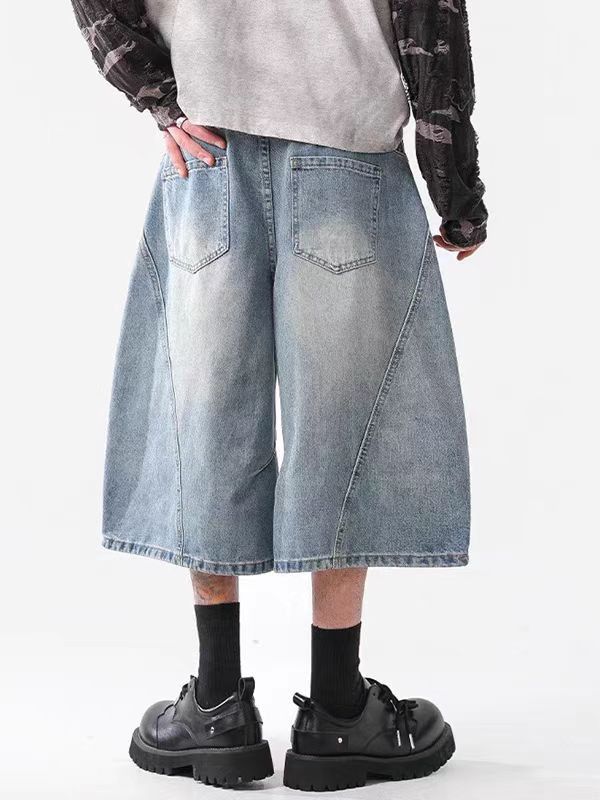 Jean Loose-fitting blue wide-leg jeans Size US 34 / EU 50 - 4 Thumbnail