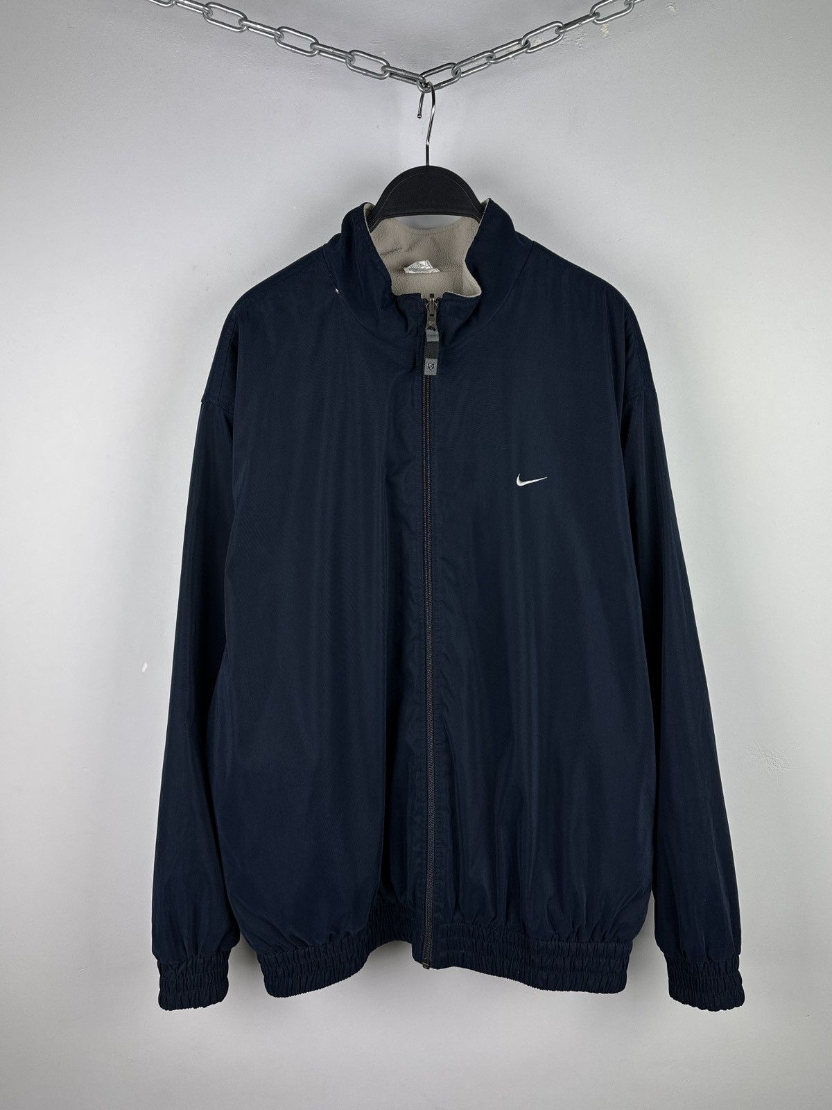 Nike × Vintage Vintage Y2K Nike Therma-Fit Reversible Nylon/Fleece Jacket Size US M / EU 48-50 / 2 - 1 Thumbnail