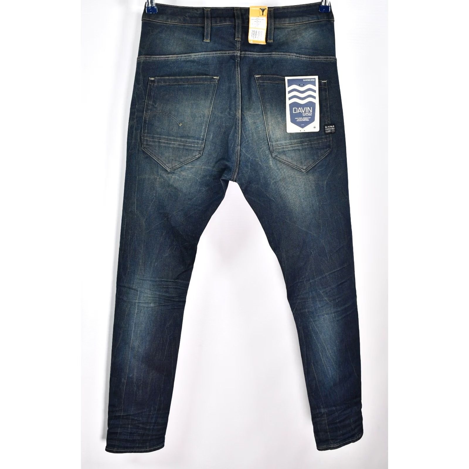 G-Star G-Star Raw Davin Loose Tapered Blight Superstretch Denim Women's W28 L32 Jeans Size ONE SIZE - 2 Thumbnail