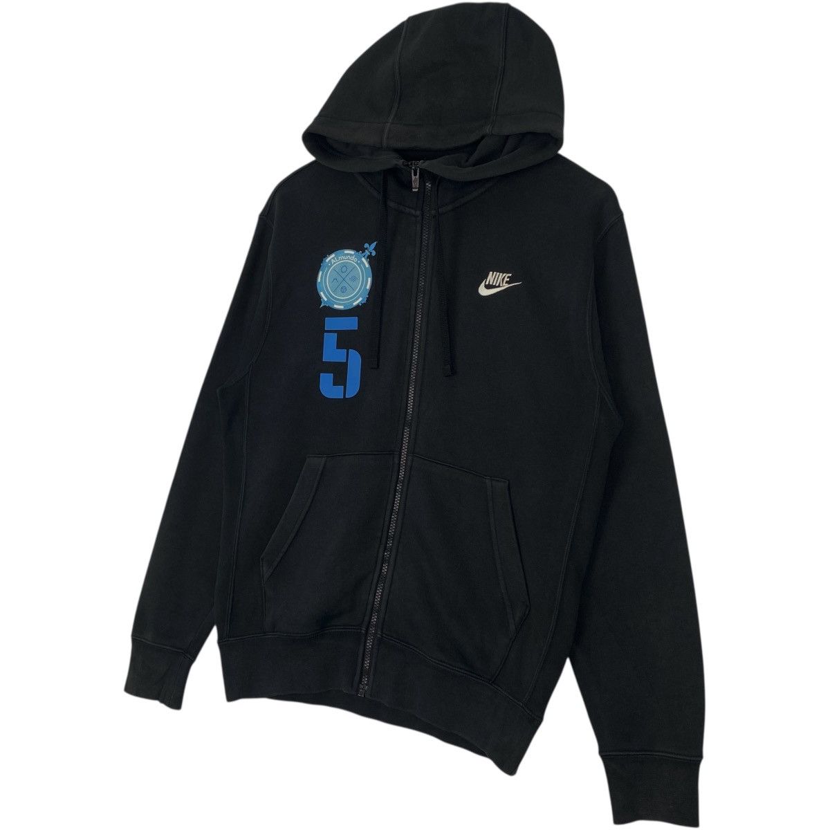 Vintage Vintage Nike Hoodie Sweater Small Logo Embroidery Black Size US M / EU 48-50 / 2 - 2 Thumbnail