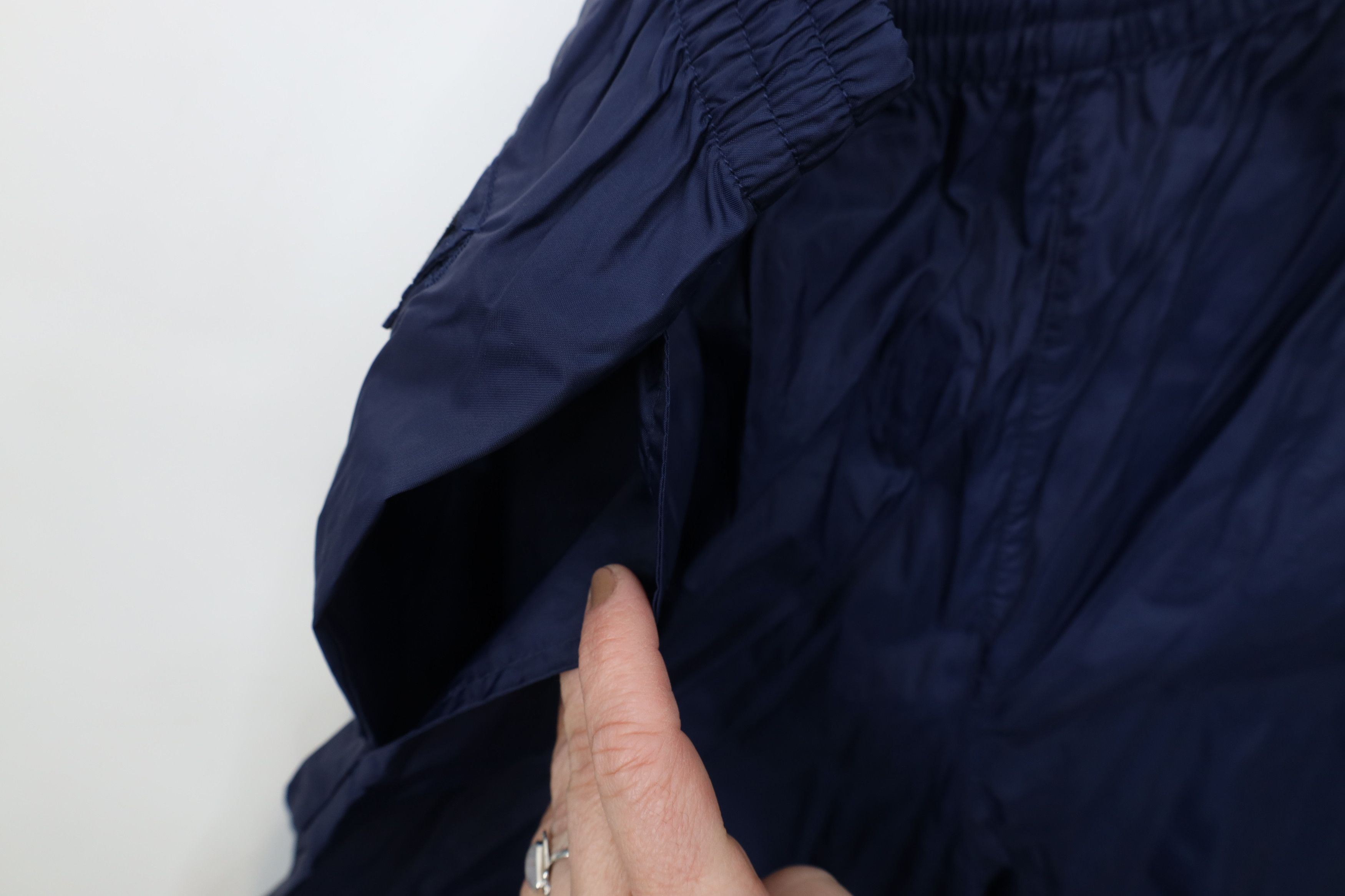 Columbia Vintage 90s Columbia Wide Leg Waterproof Rain Pants Blue Size US 36 / EU 52 - 10 Thumbnail