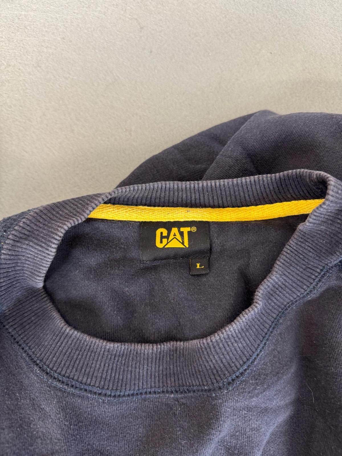 Caterpillar Caterpillar Black Crewneck Sweatshirt Mens Size L Size US L / EU 52-54 / 3 - 4 Thumbnail