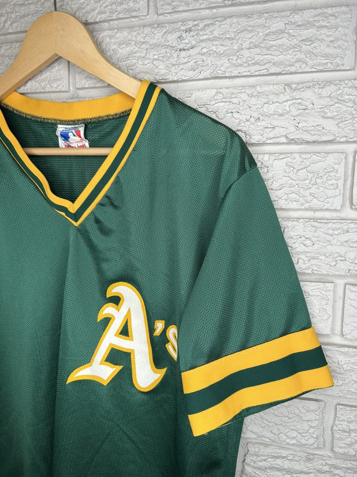 MLB Vintage 90s Ravens Athletic Oakland A’s Jersey Size US L / EU 52-54 / 3 - 4 Thumbnail