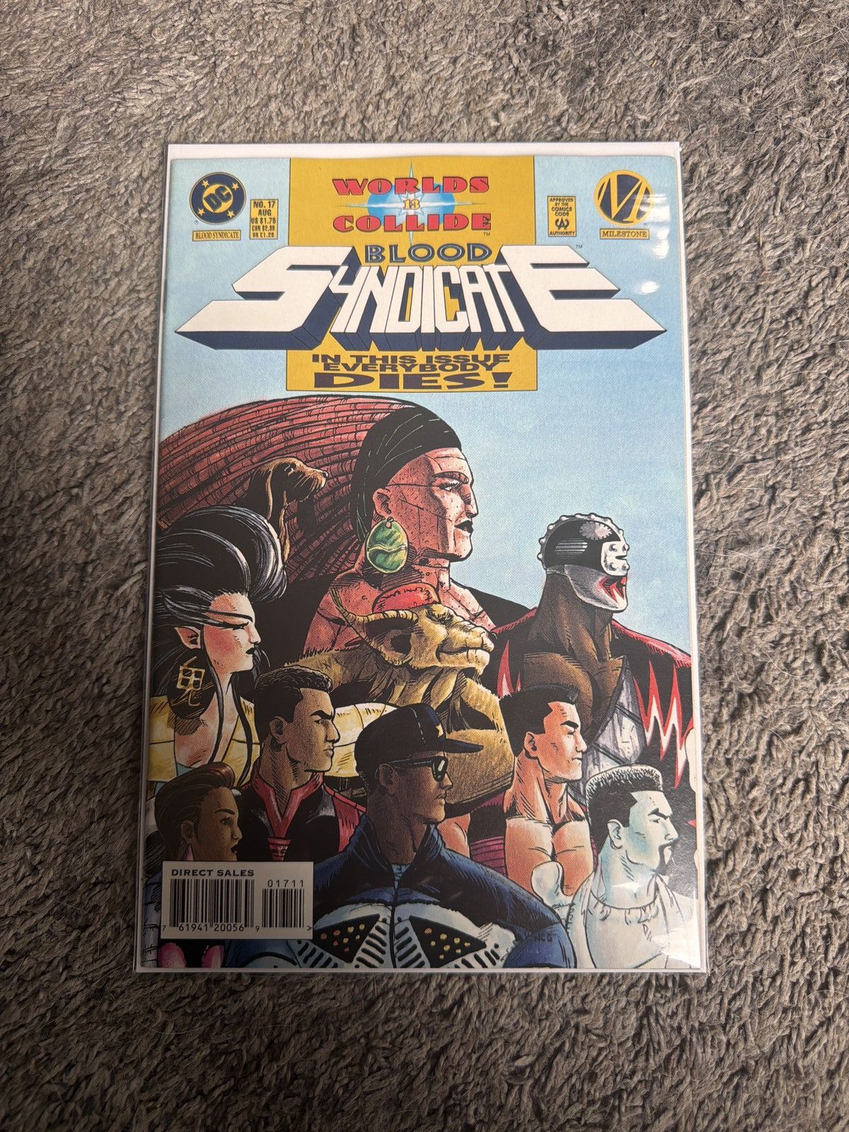 DC Comics 1994 DC Comics Blood Syndicate #17 Mirror Faces Mirror Comic Size ONE SIZE - 1 Thumbnail