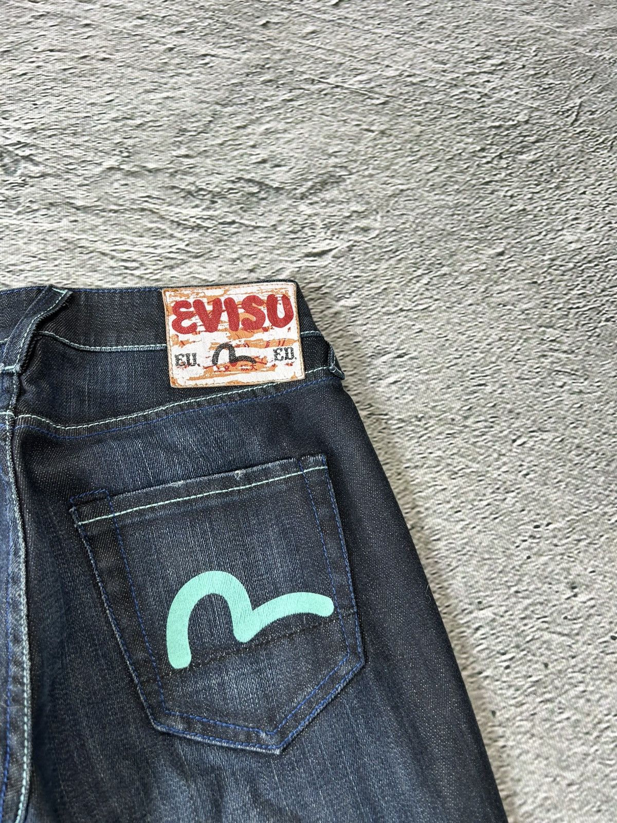 Evisu × Vintage Evisu EU ED jeans vintage slim Geisha Y2K Size 26" / US 2 / IT 38 - 2 Thumbnail