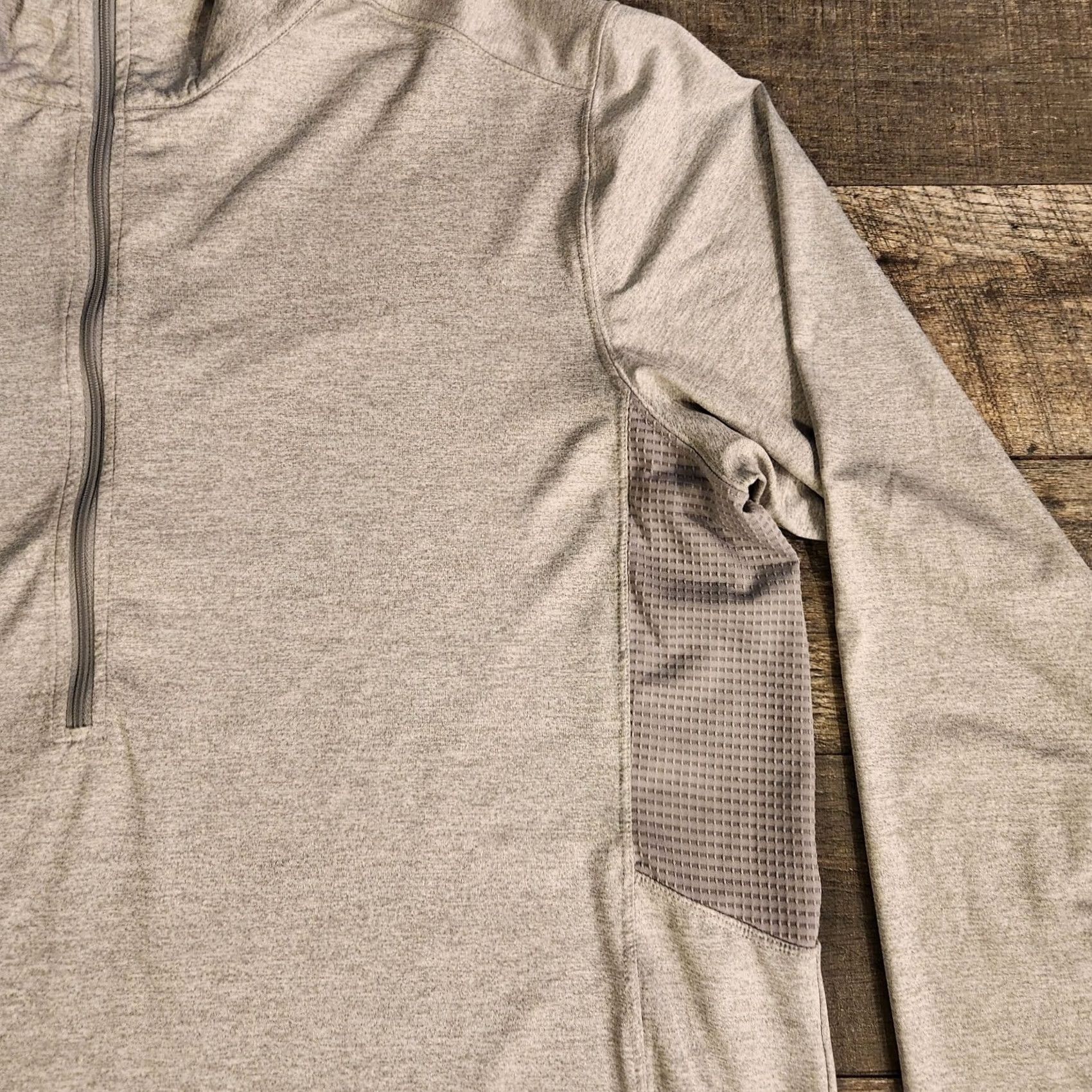ExOfficio ExOfficio 1/2 Zip Pullover Mens XL Insect Shield Performance Stretch Gray Hiking Shirt Size US XL / EU 56 / 4 - 4 Thumbnail