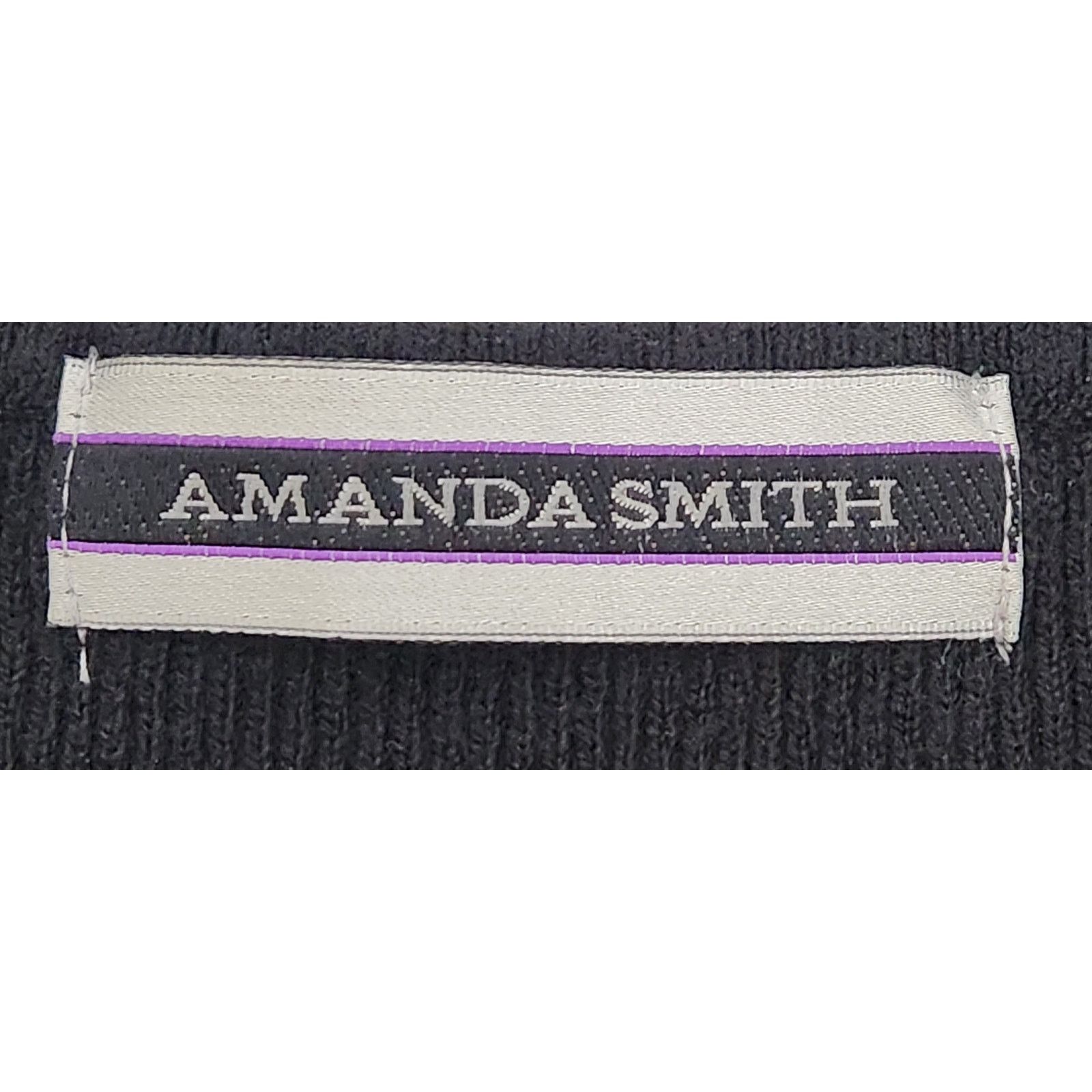 Other Amanda Smith Black Knit Beading Detail Tank Top Medium Soft Size M / US 6-8 / IT 42-44 - 5 Thumbnail