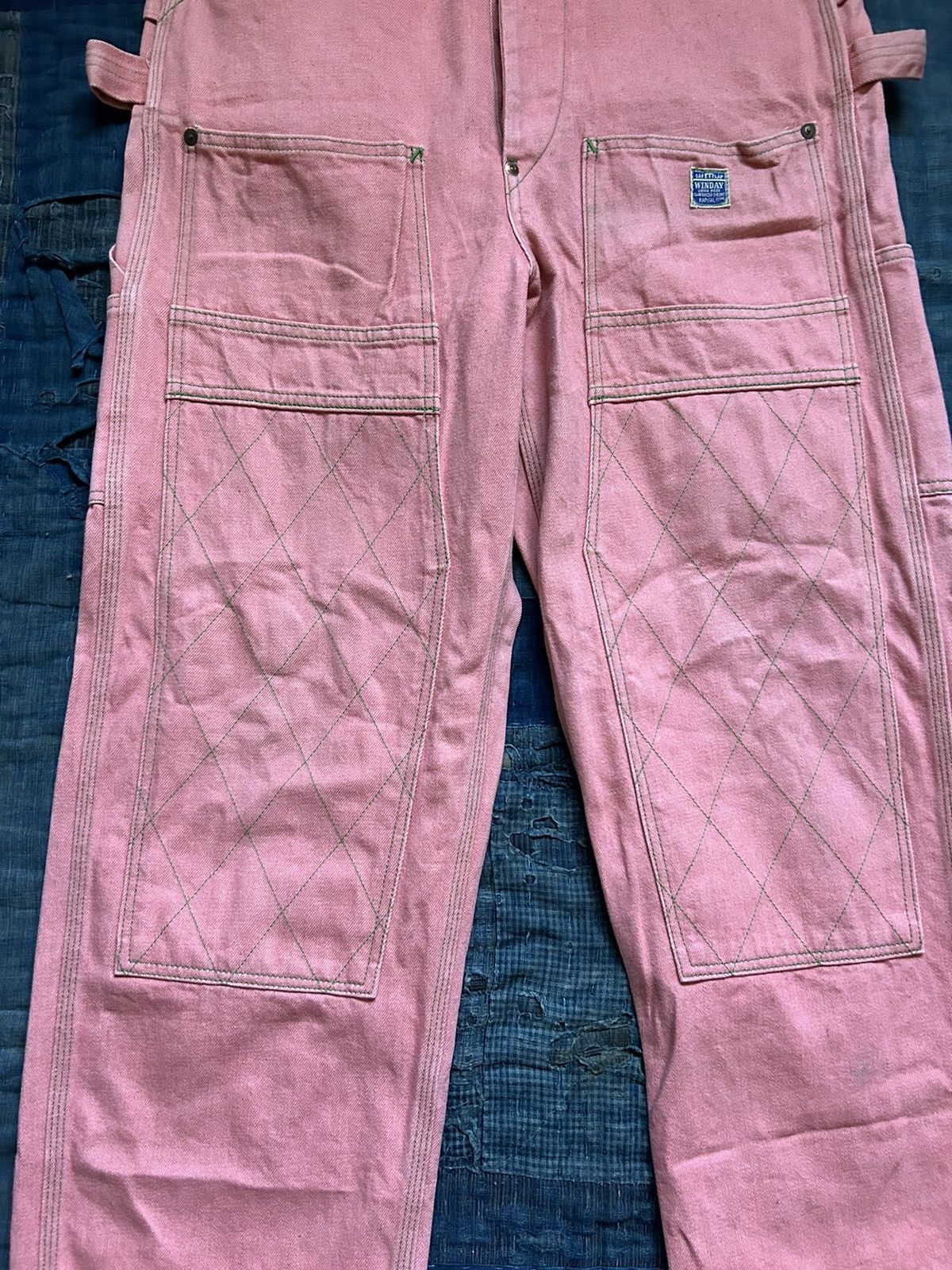 Kapital × Kapital Kountry KAPITAL color denim Double Knee Lumber Pants pink Size US 30 / EU 46 - 4 Thumbnail