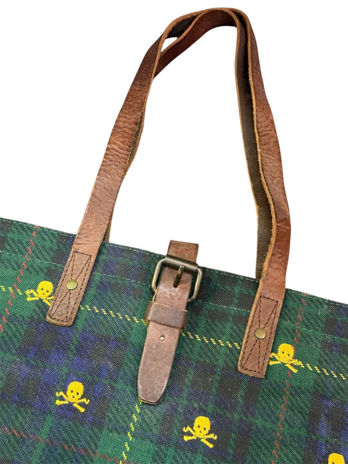 Rugby Ralph Lauren Rugby Ralph Lauren BlackWatch Skull Tote Bag Size ONE SIZE - 4 Thumbnail