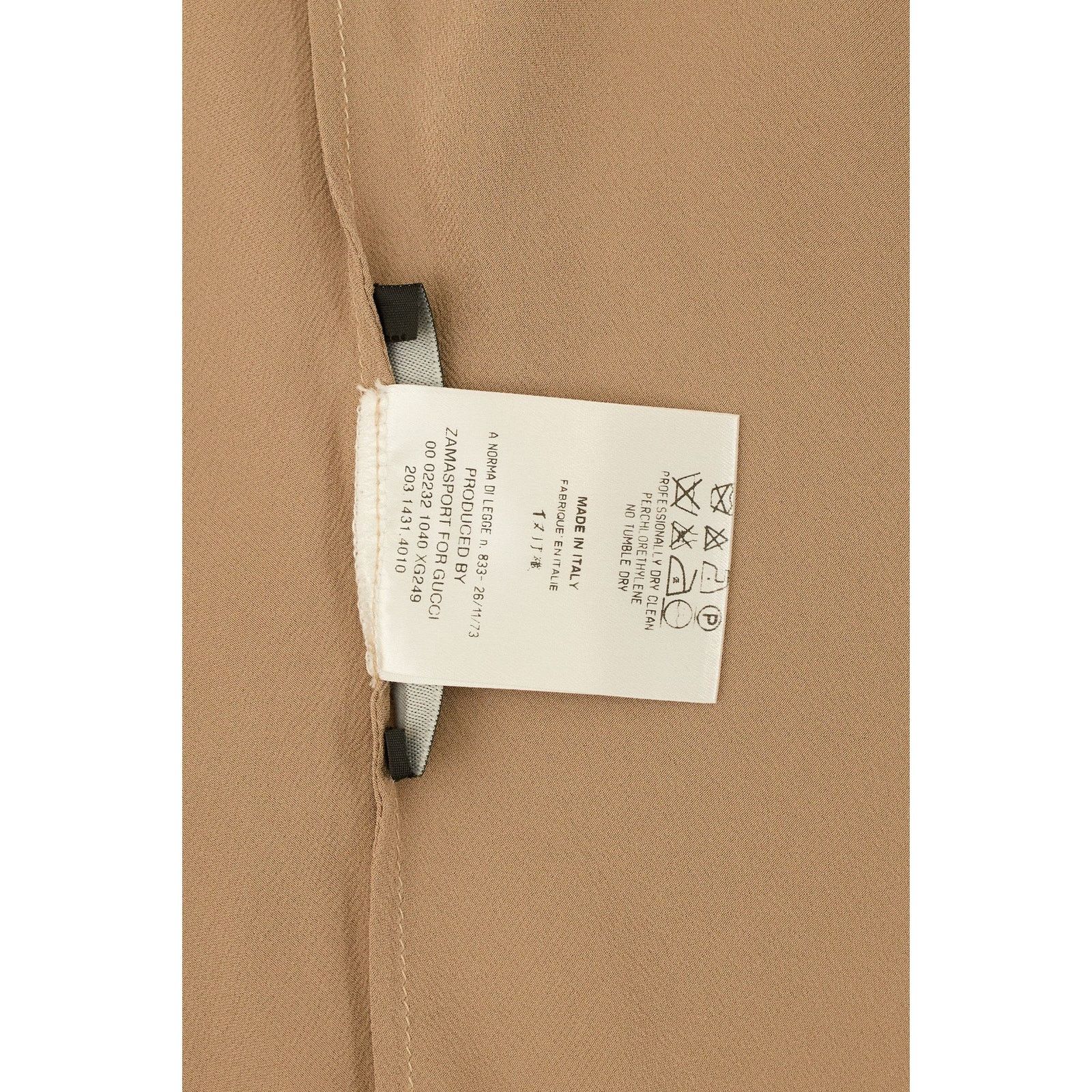 Gucci S/S 2000 by Tom Ford Silk Brown Top Size S / US 4 / IT 40 - 4 Thumbnail