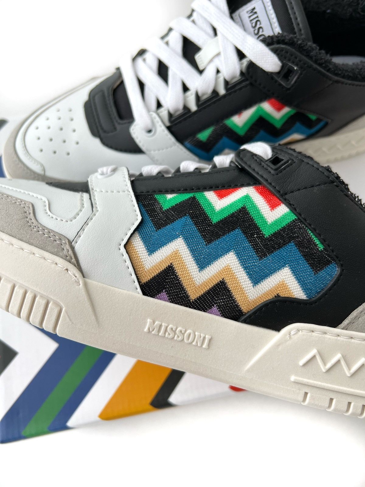 Missoni Missoni Basket Low sneakers Size US 9 / EU 42 - 3 Thumbnail