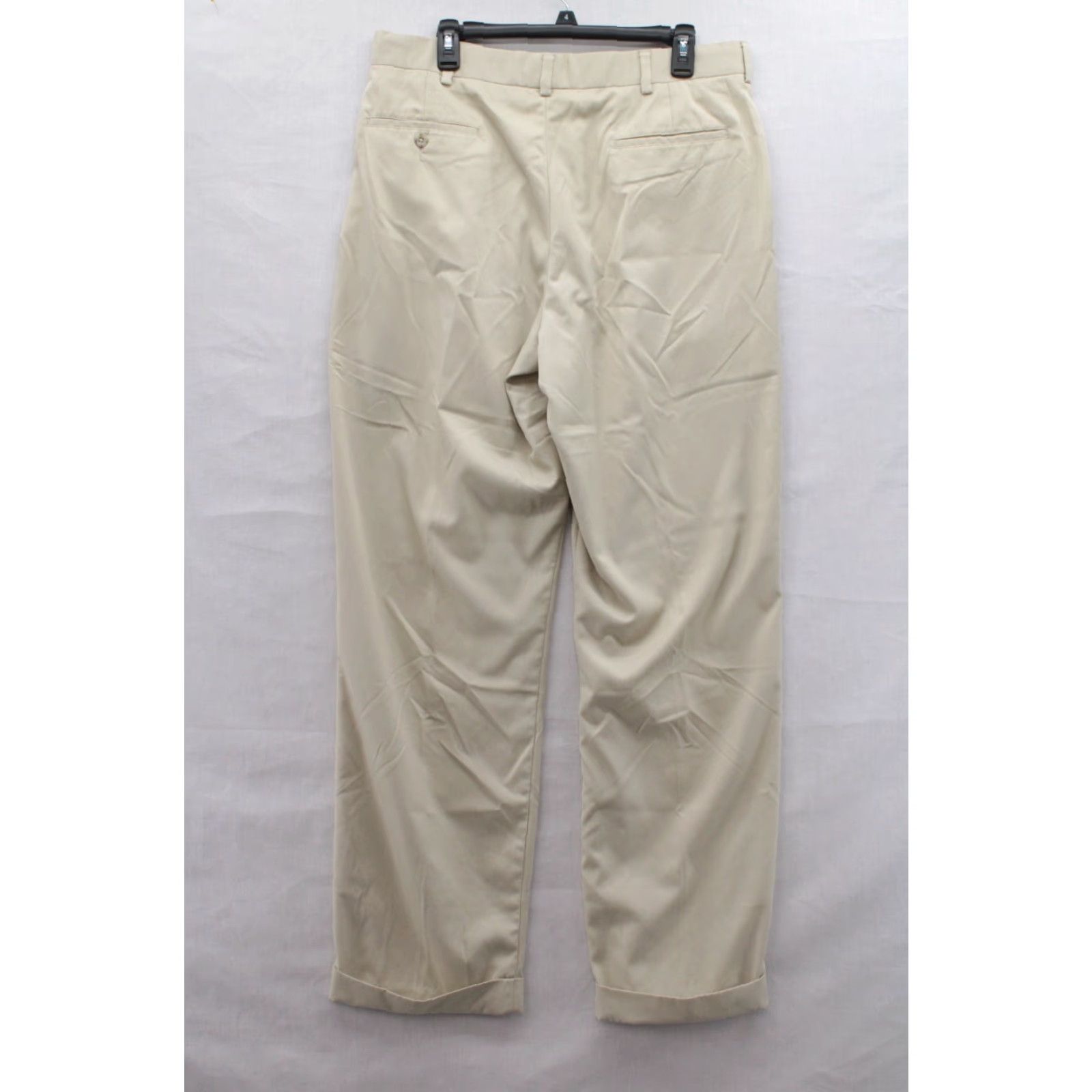 Vintage Tiger Woods Golf Pants Men's 36X33.5 Beige Stretch Cuffed Preppy Performance Pants Regular Size US 36 / EU 52 - 5 Thumbnail