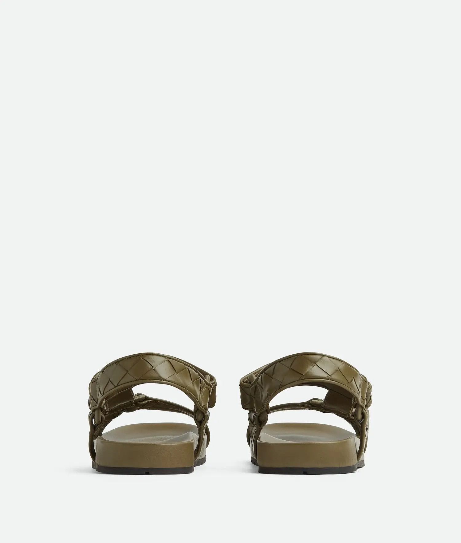 Bottega Veneta o1bcso1str0925 Trip Sandals in Mud Size US 10 / EU 43 - 3 Thumbnail