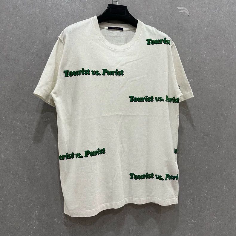 Louis Vuitton Louis Vuitton Letter logo printed short sleeve Size US XL / EU 56 / 4 - 3 Thumbnail