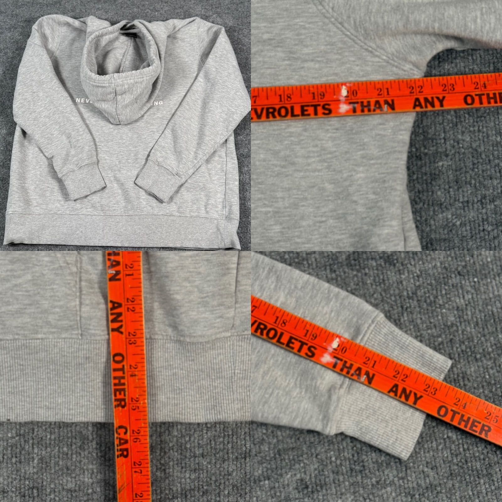 The North Face The North Face Hoodie Gray Pullover Womens L Raglan Sleeve Outdoor Travel Graphic Logo Pocket Size L / US 10 / IT 46 - 8 Thumbnail