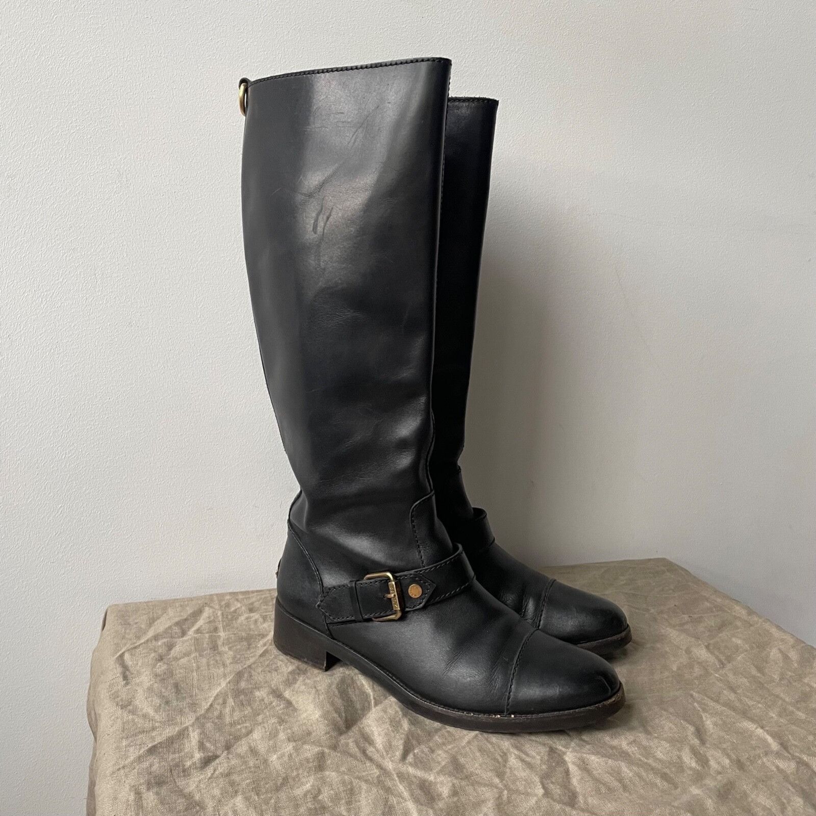 Bally Bally Leather Riding Boots 9024AC Size US 8 / IT 38 - 4 Thumbnail