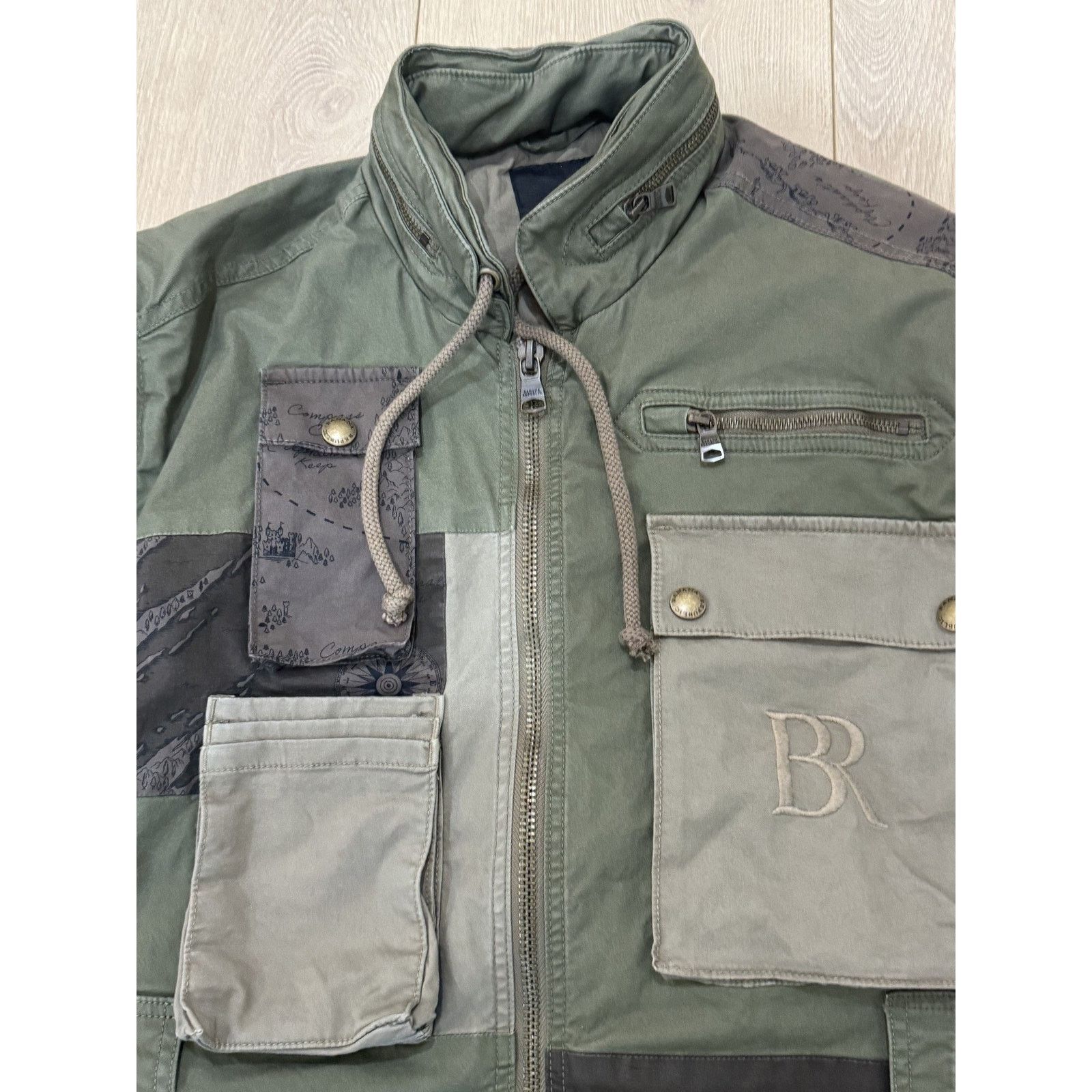 Banana Republic Banana Republic Men's Utility Jacket Map Print Multi-Pocket Size US S / EU 44-46 / 1 - 2 Thumbnail