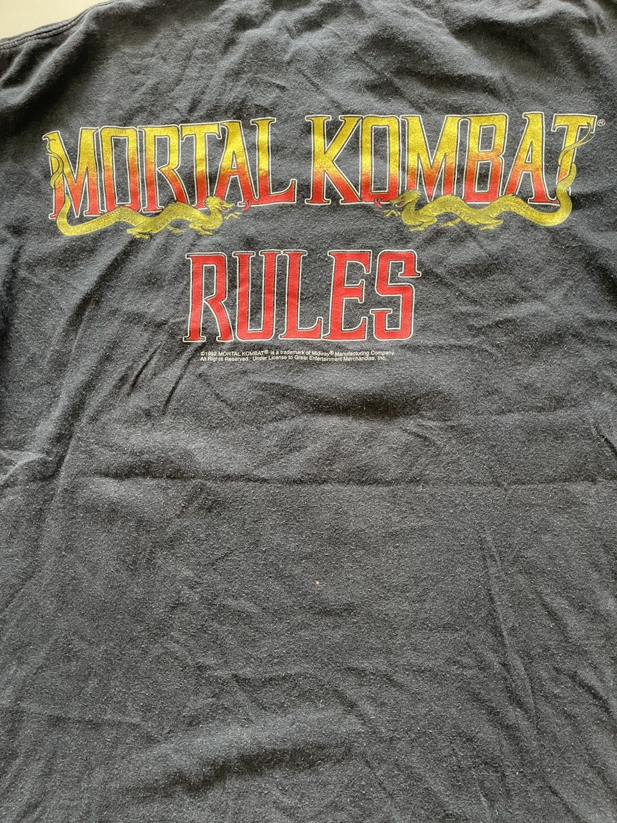 Other Vintage Mortal Kombat Graphic Tee 90s – Black Size US L / EU 52-54 / 3 - 7 Thumbnail