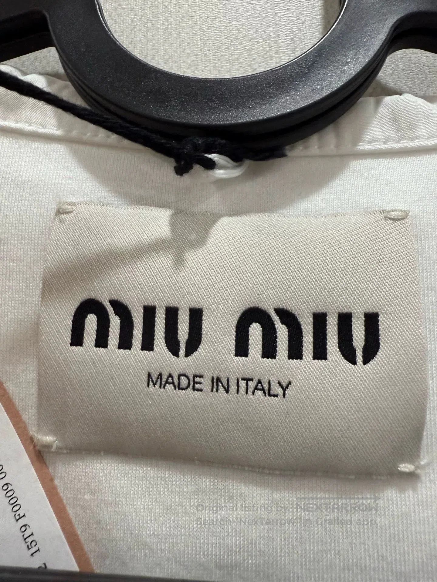 Miu Miu Miu Miu White Shirt Coat. Size XS / US 0-2 / IT 36-38 - 3 Thumbnail